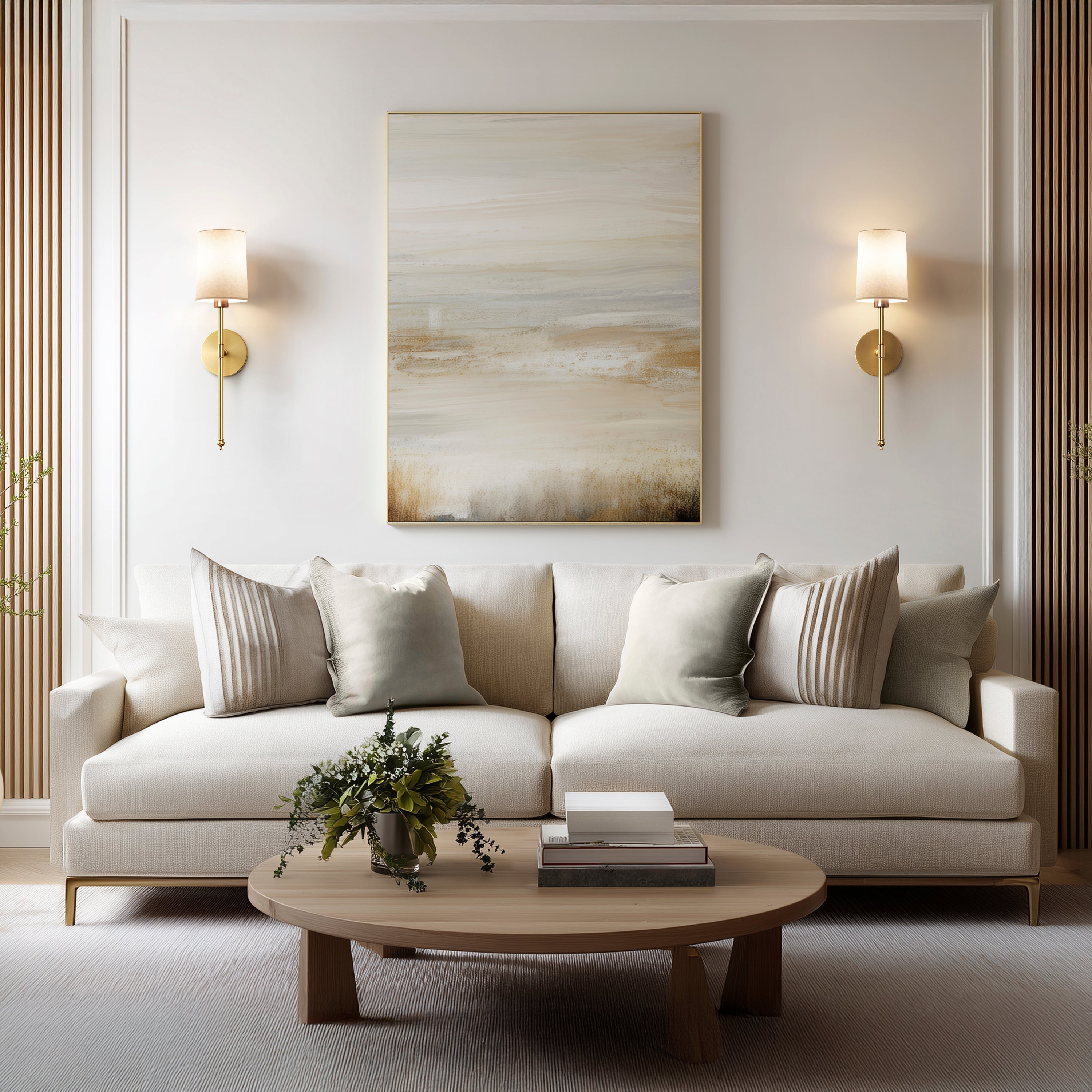 Rechargeable Cylindrical Wall Sconces | Set of 2 Wireless Wall Lights