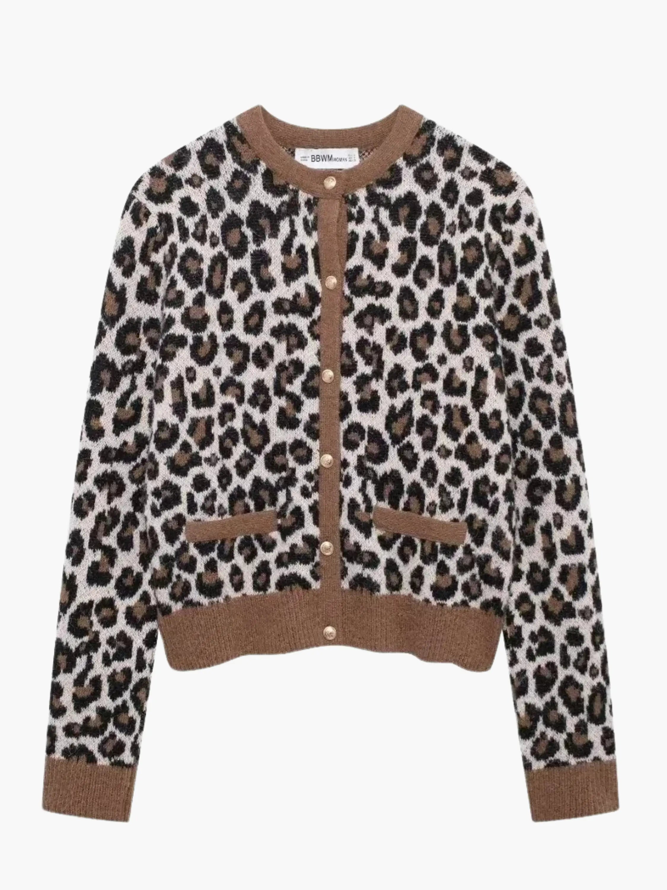 Leopard Print Cardigan