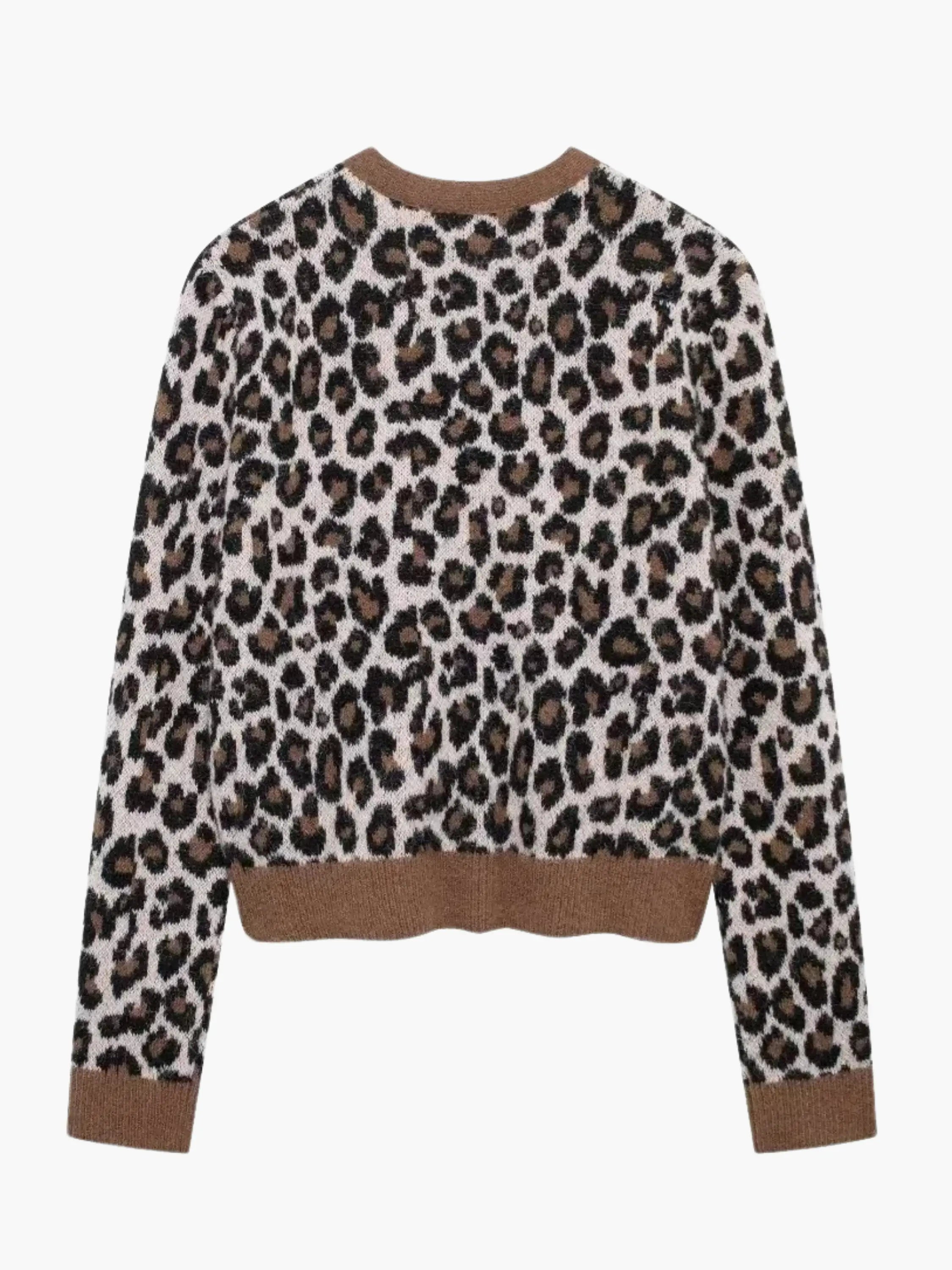 Leopard Print Cardigan