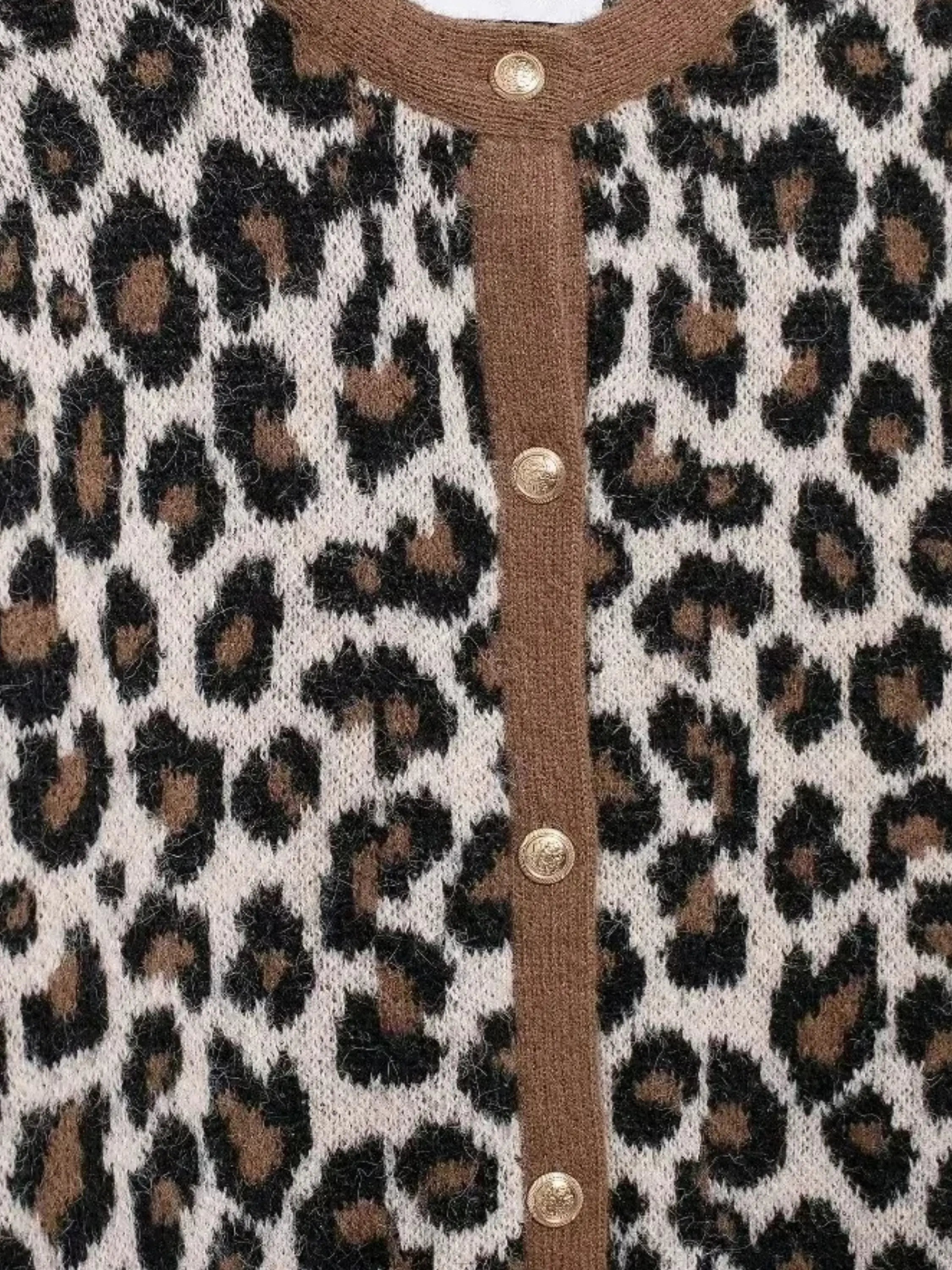Leopard Print Cardigan