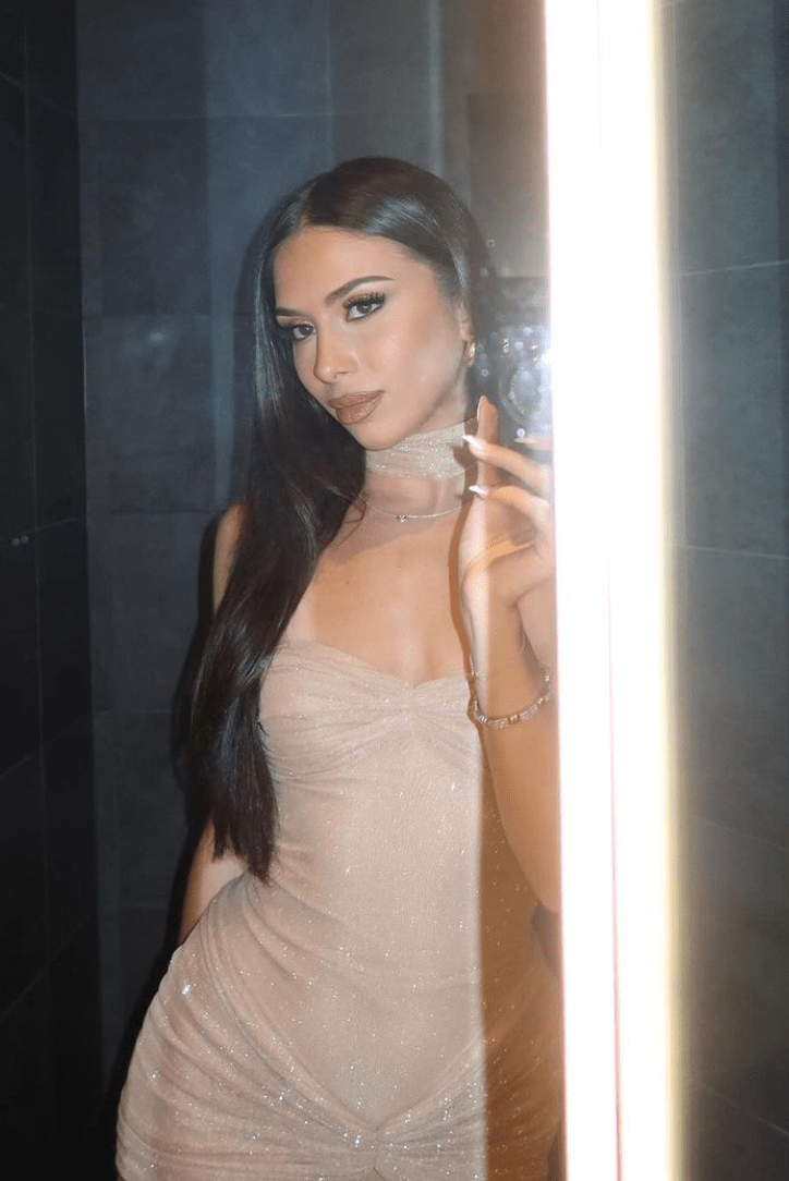 Glittering Transparent Evening Dress – Alluring Elegance