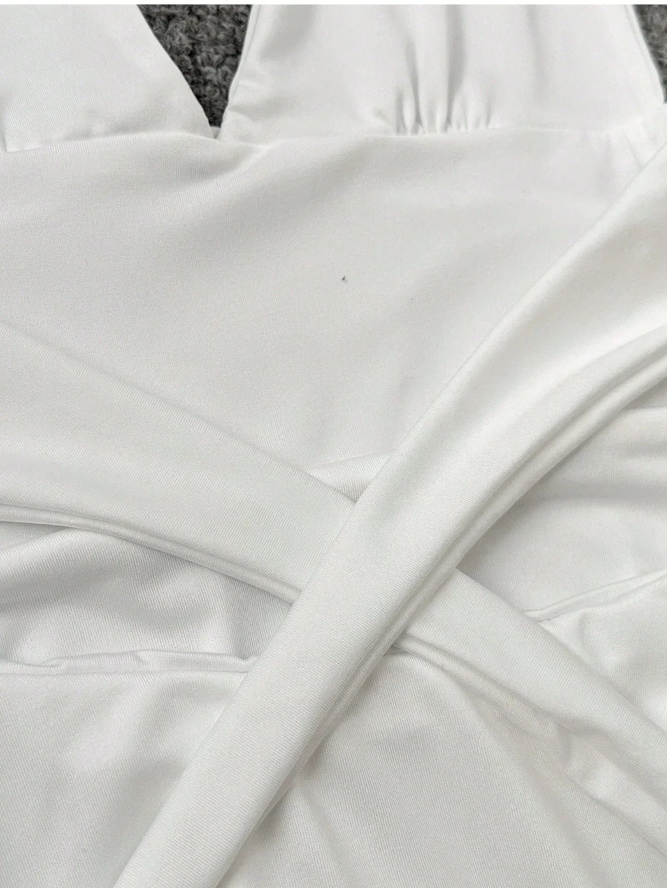 Halter Neck Skater Mini Dress - Figure-Hugging & Feminine