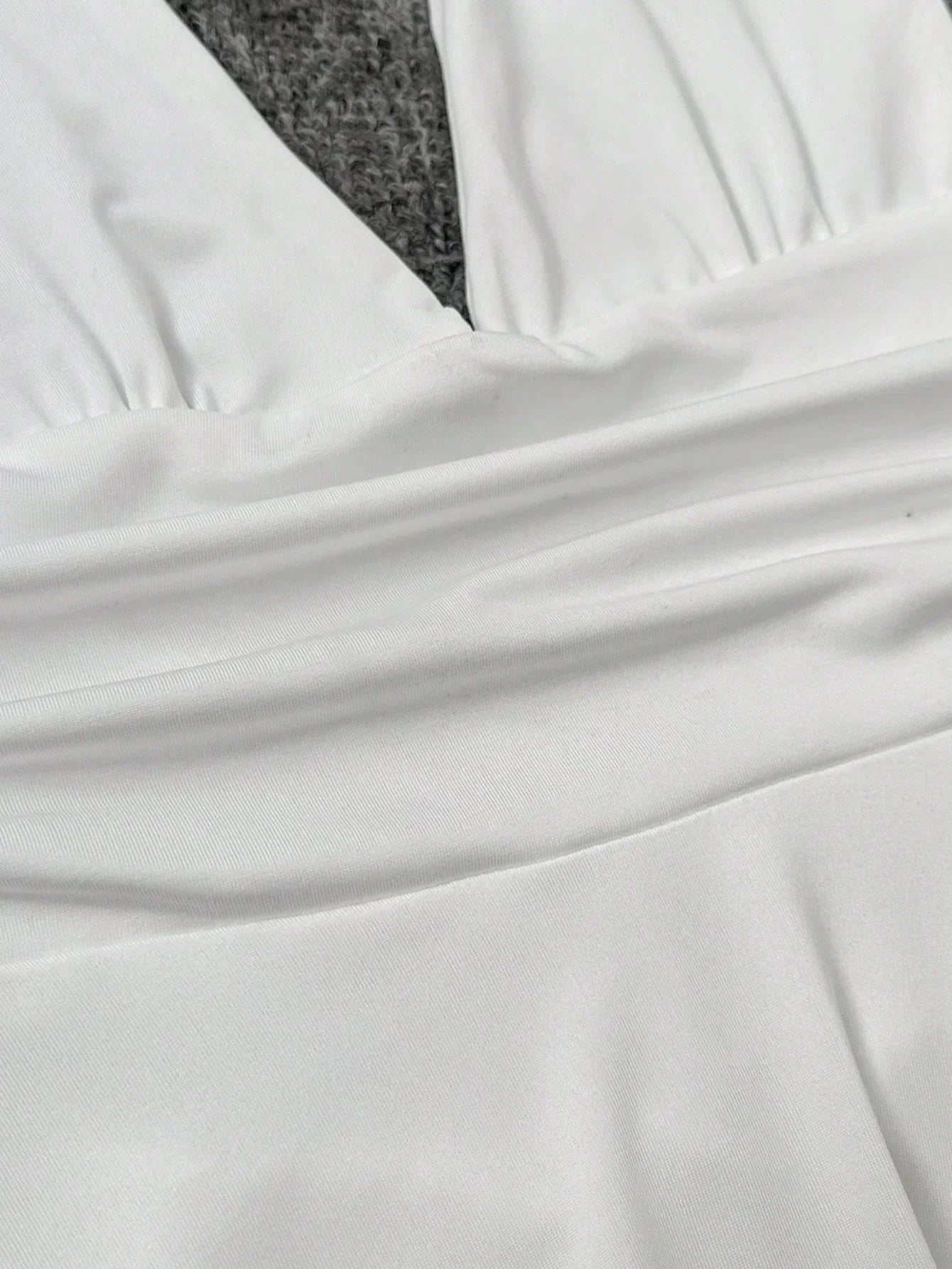 Halter Neck Skater Mini Dress - Figure-Hugging & Feminine