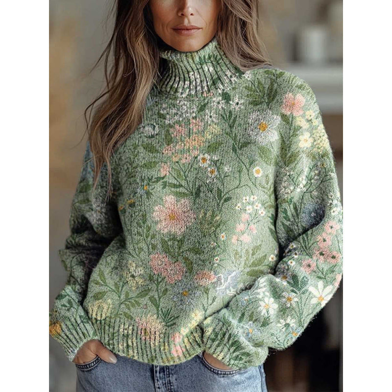 Cape Cardigan - Elegant Draped Knit Sweater