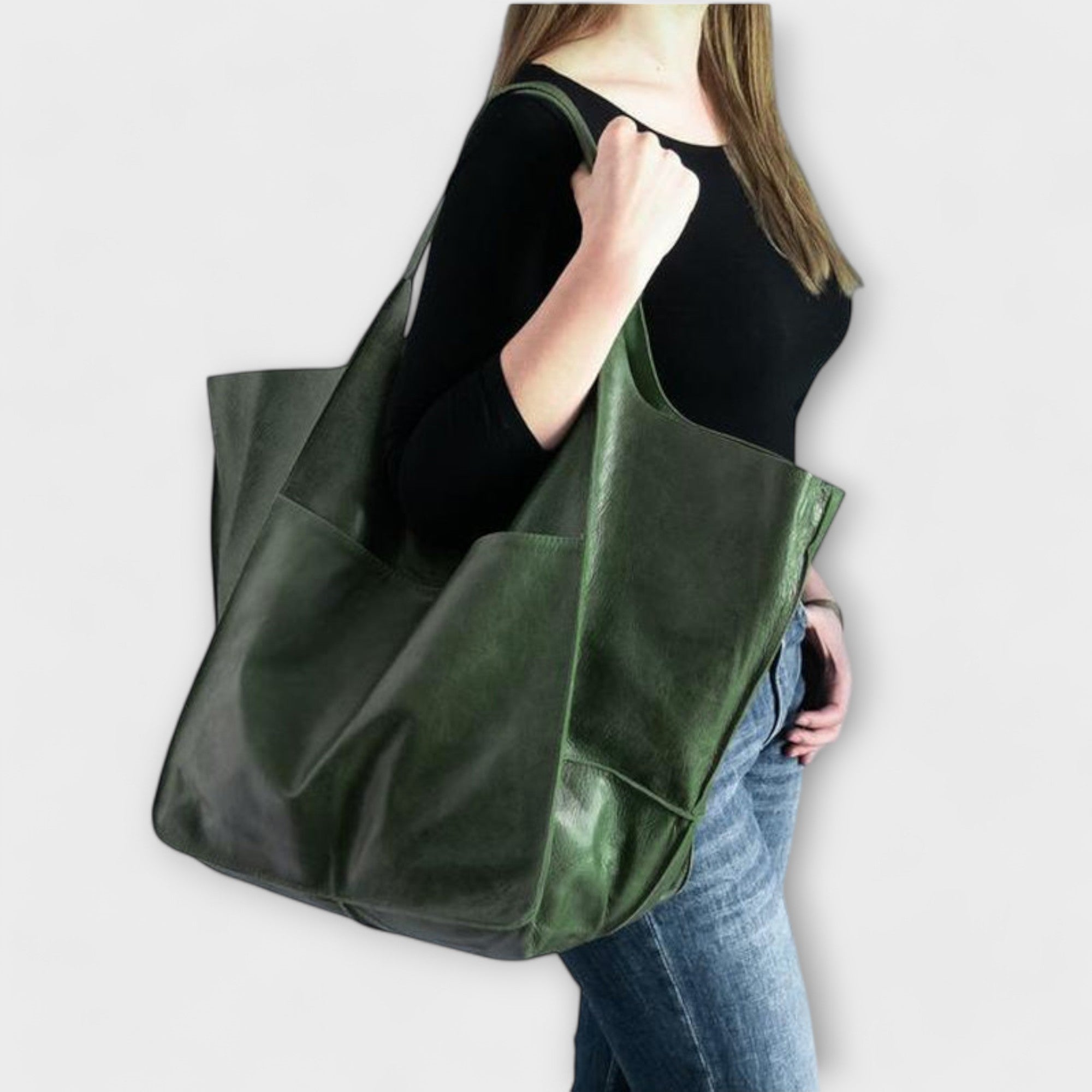 Aurora - Vegan Leather Tote Bag - Sustainable Handbag for Work & Travel
