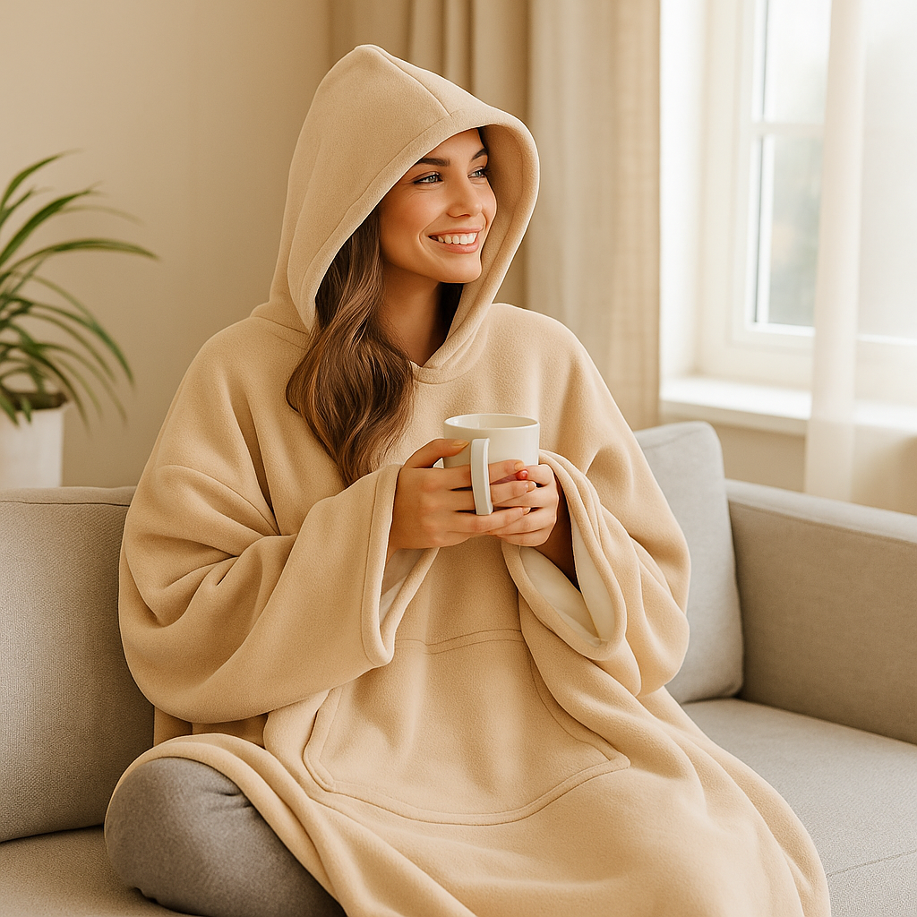 Ultra-Soft Hooded Blanket - Warm Throw