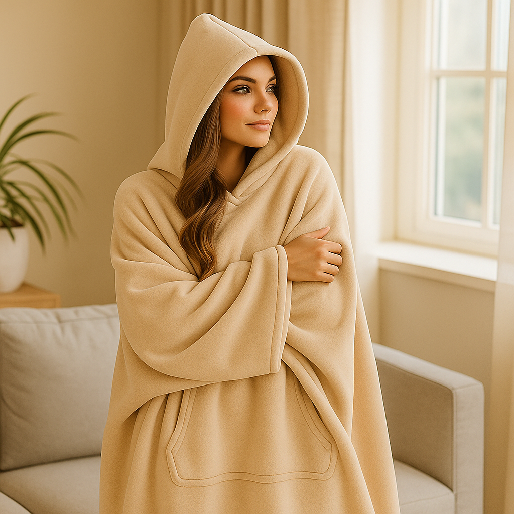 Ultra-Soft Hooded Blanket - Warm Throw