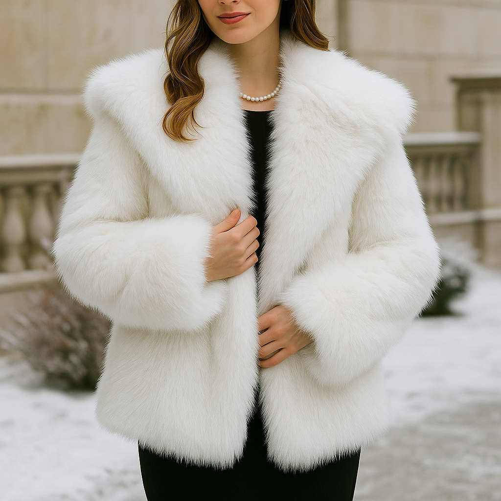 Stylish Warm Faux Fur Coat