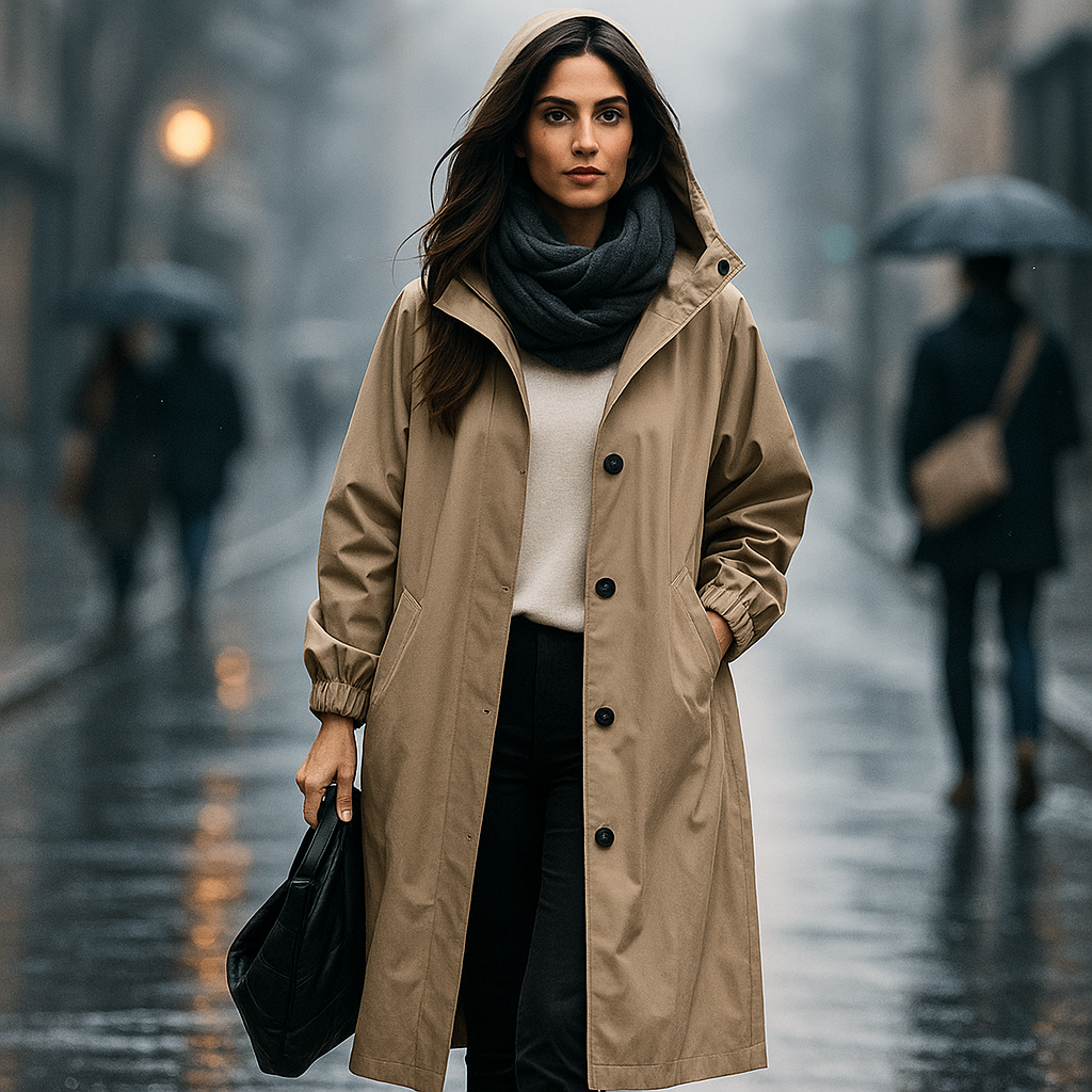 Waterproof Women's Trench Coat - Stylish & Functional