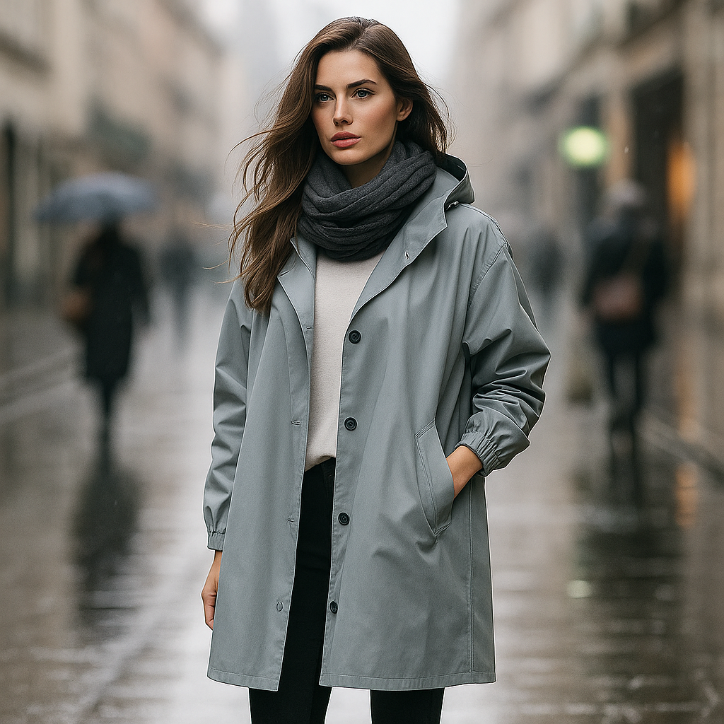 Waterproof Women's Trench Coat - Stylish & Functional