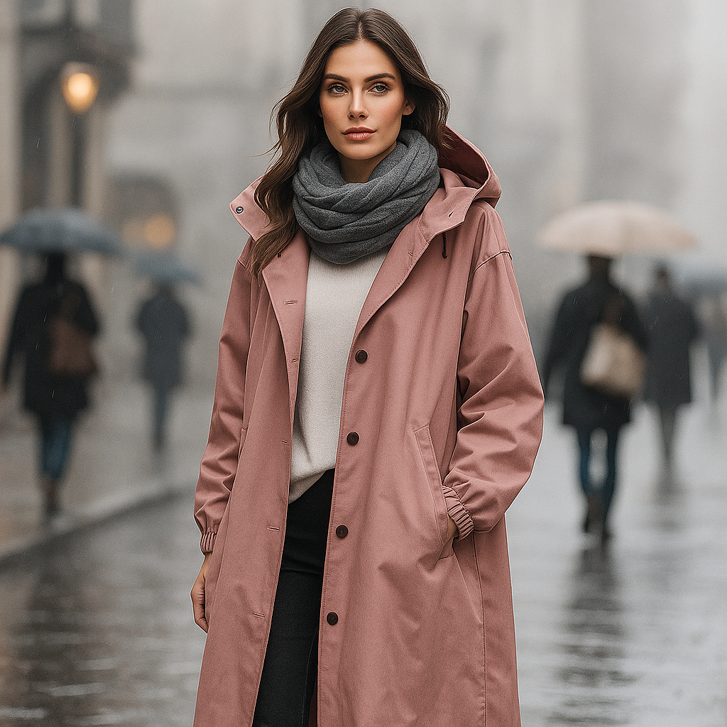 Waterproof Women's Trench Coat - Stylish & Functional