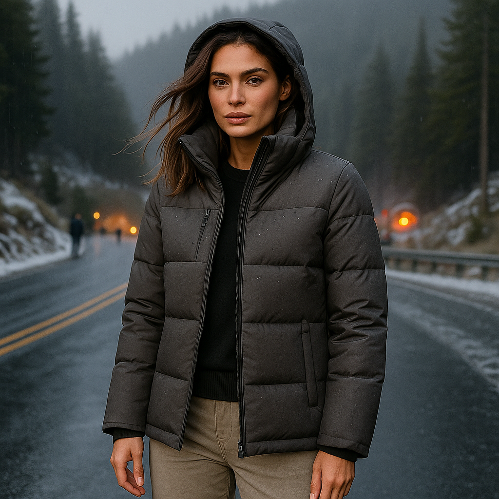 Extremely Warm Winter Jacket with Detachable Hood