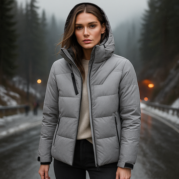 Extremely Warm Winter Jacket with Detachable Hood