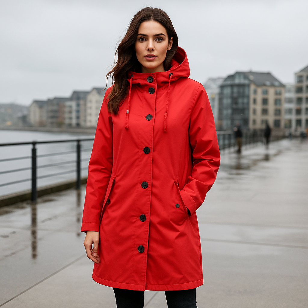 Lightweight Waterproof Rain Jacket - Hoodless