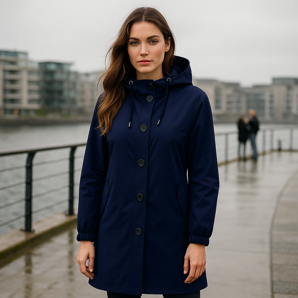 Lightweight Waterproof Rain Jacket - Hoodless