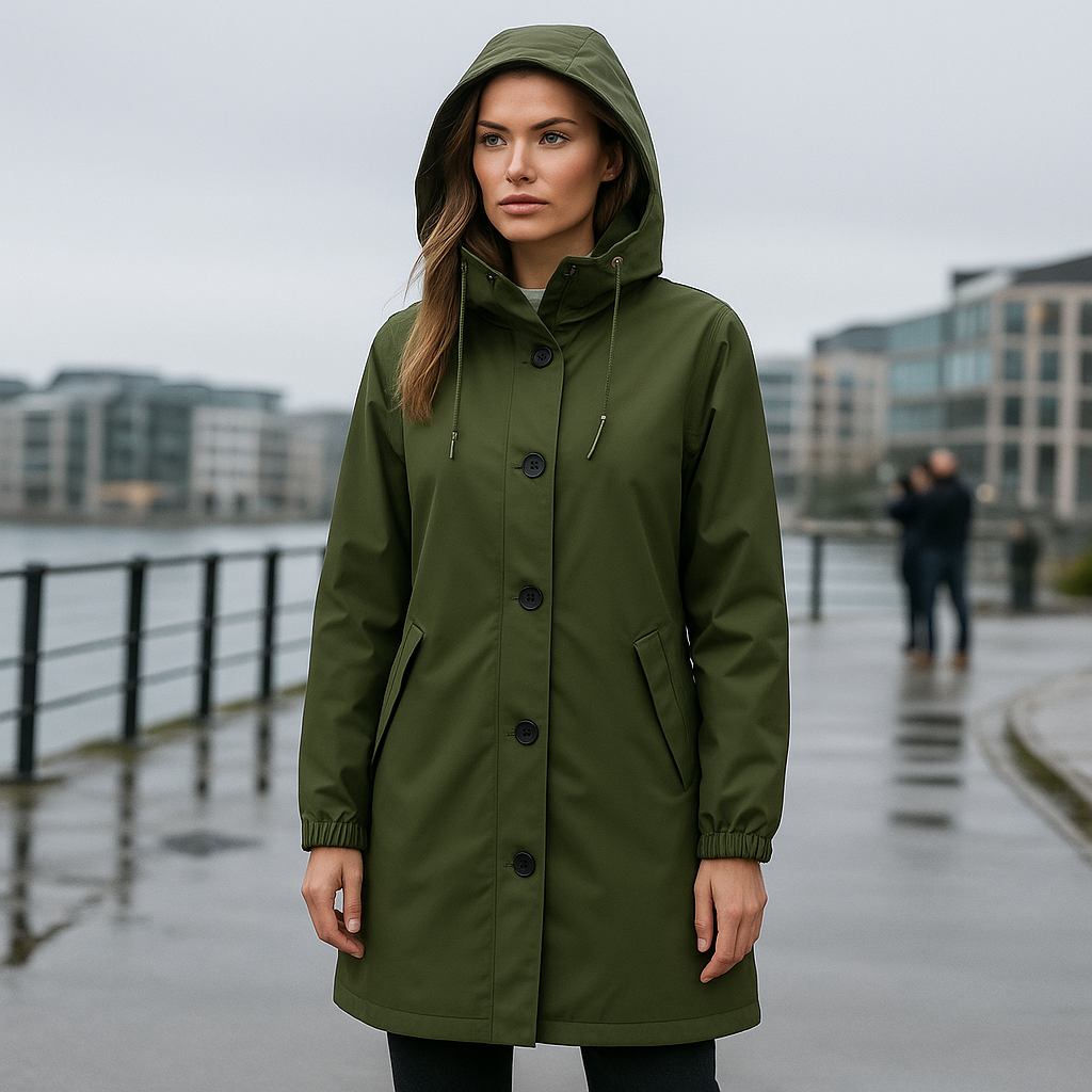 Lightweight Waterproof Rain Jacket - Hoodless