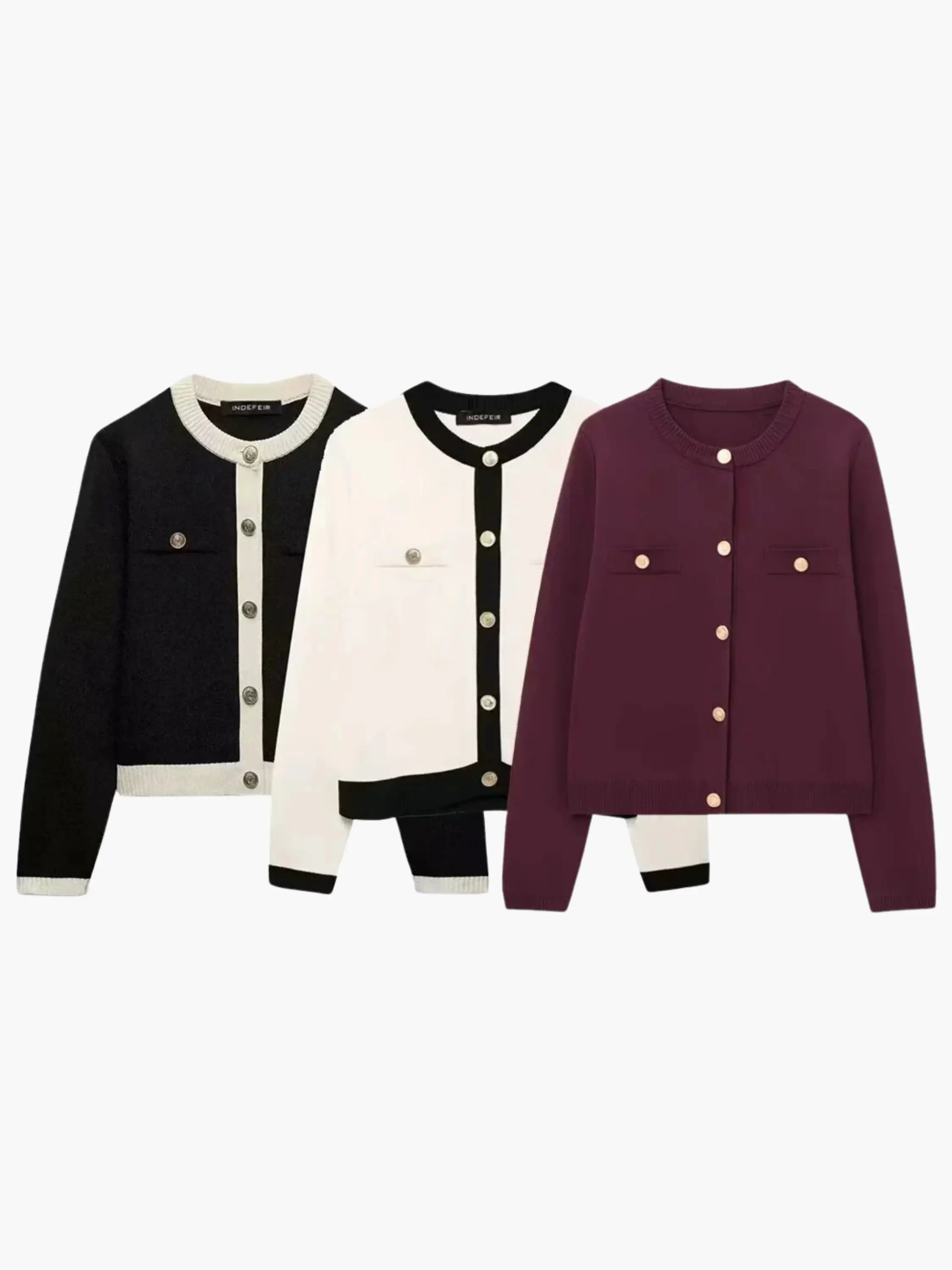 Button Placket Cardigan