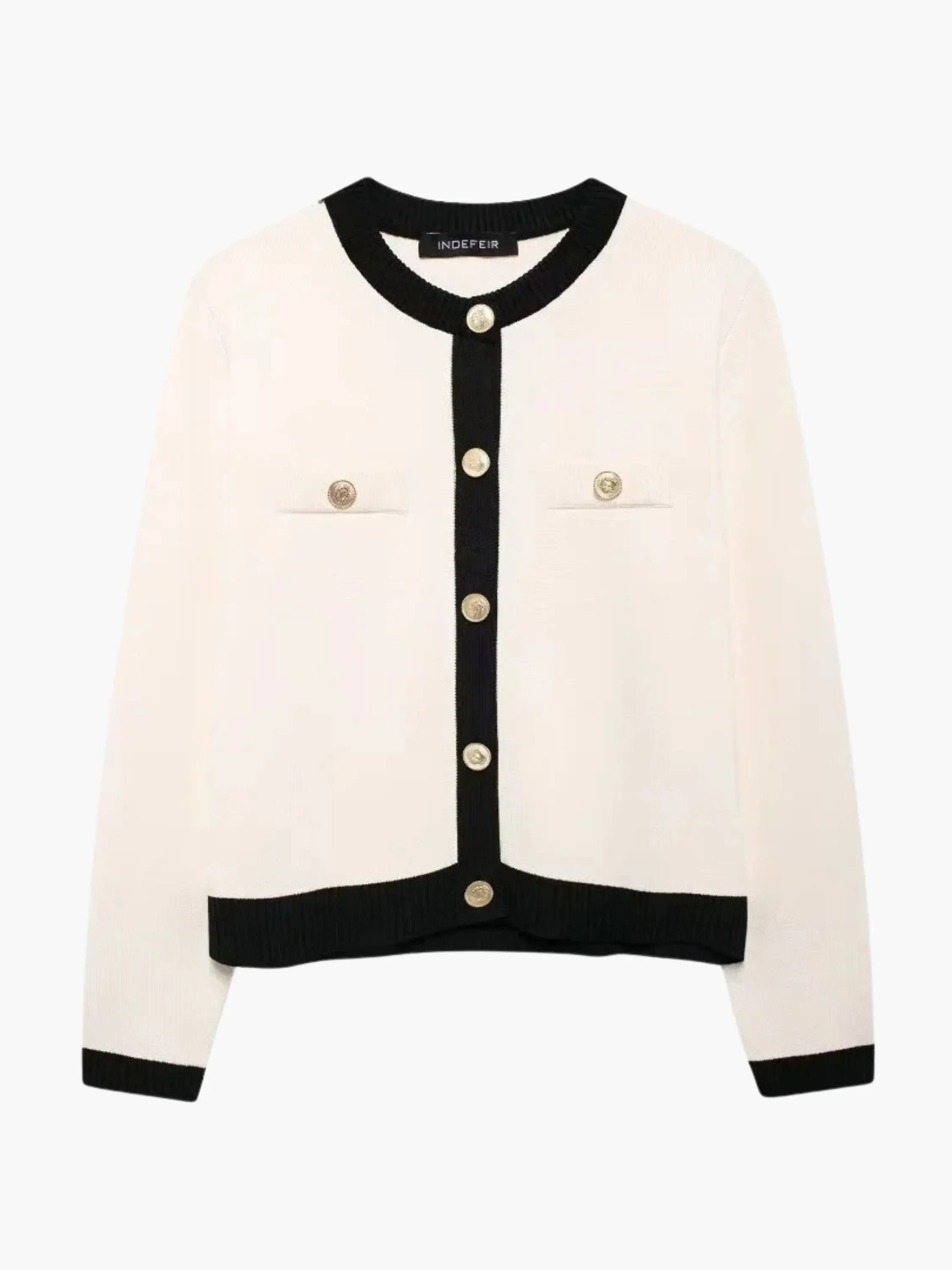 Button Placket Cardigan