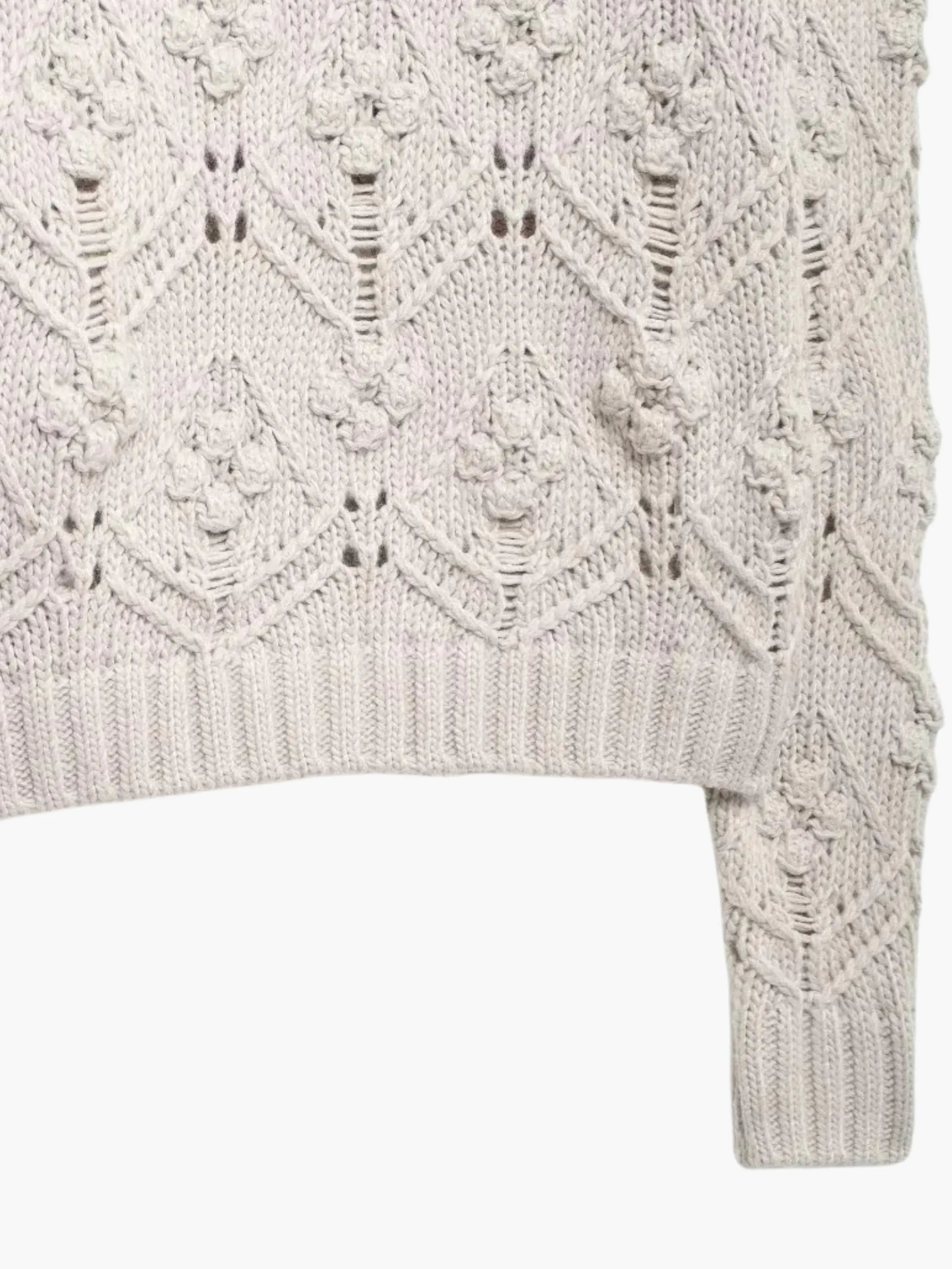 Fashionable Women's Cable Knit Sweater