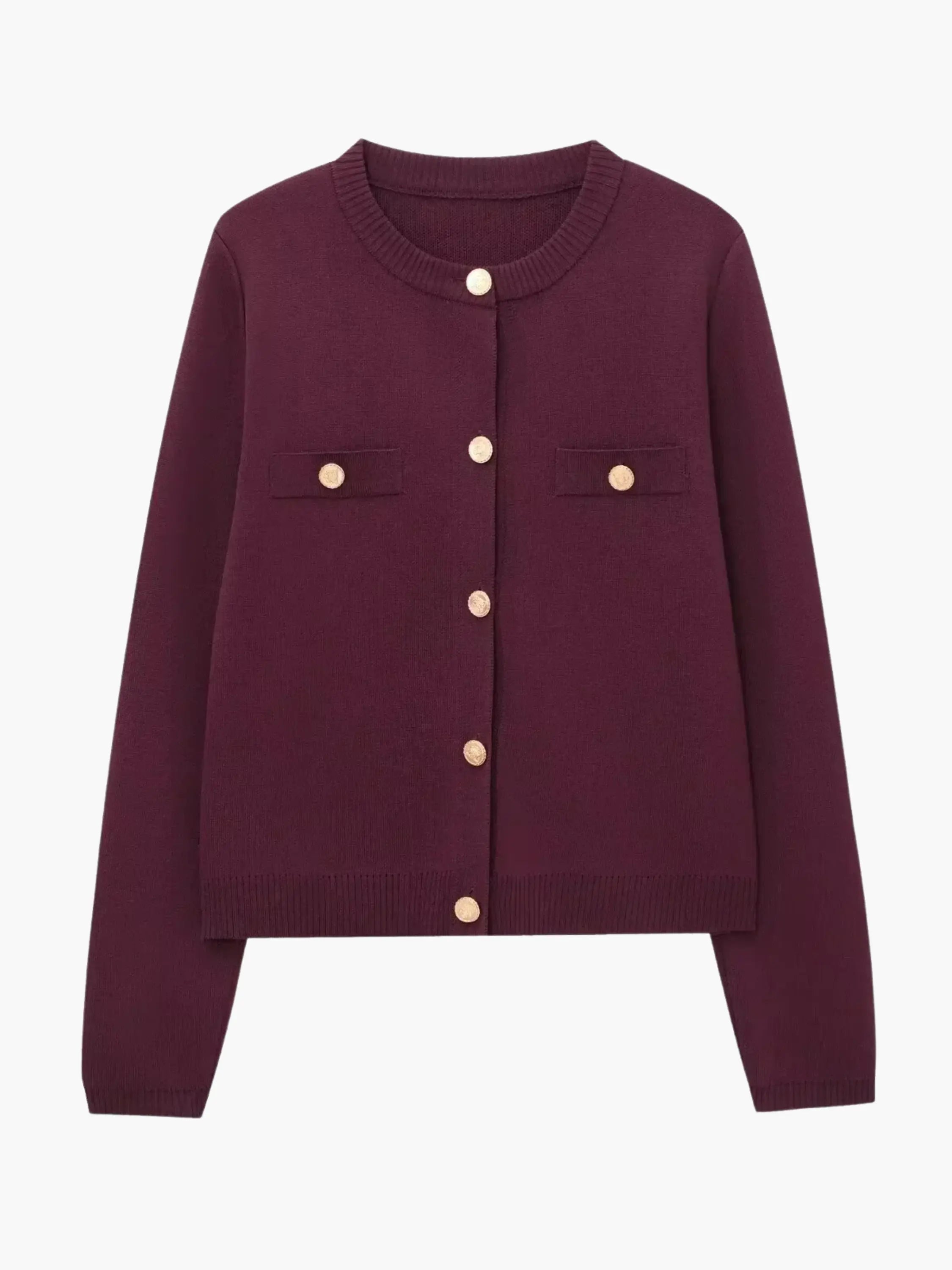 Button Placket Cardigan