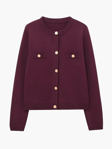 Button Placket Cardigan