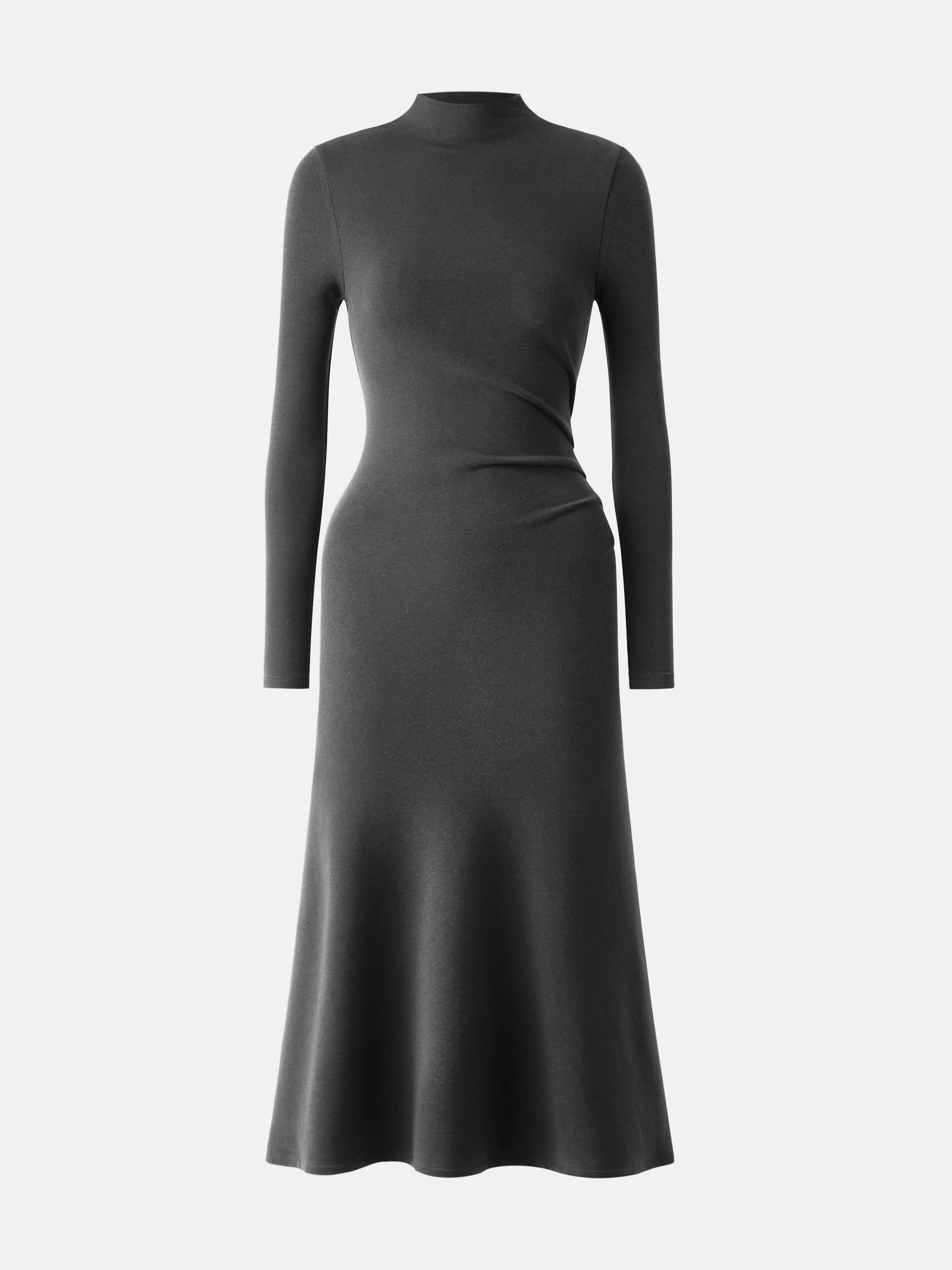 ProWarm Navy Long Sleeve Midi Dress