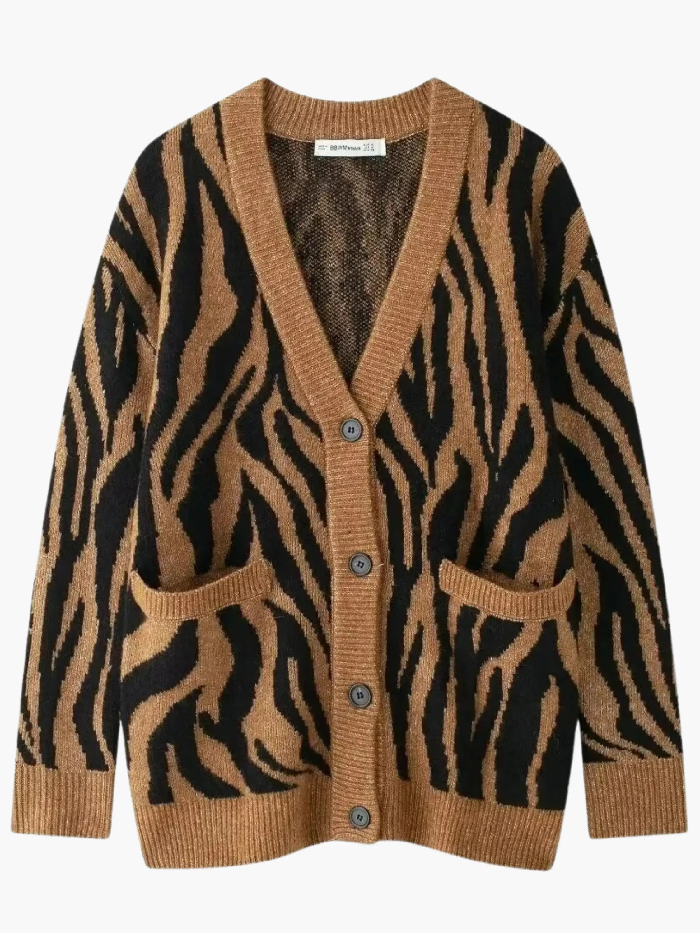 Zebra Striped Knitwear for Women