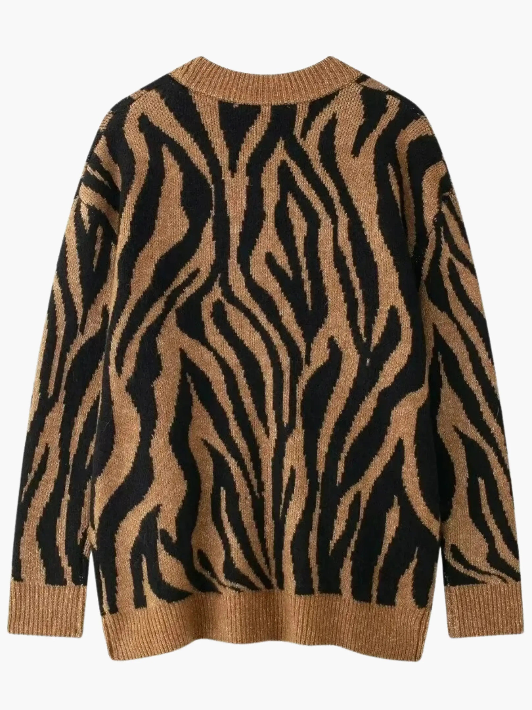 Zebra Striped Knitwear for Women