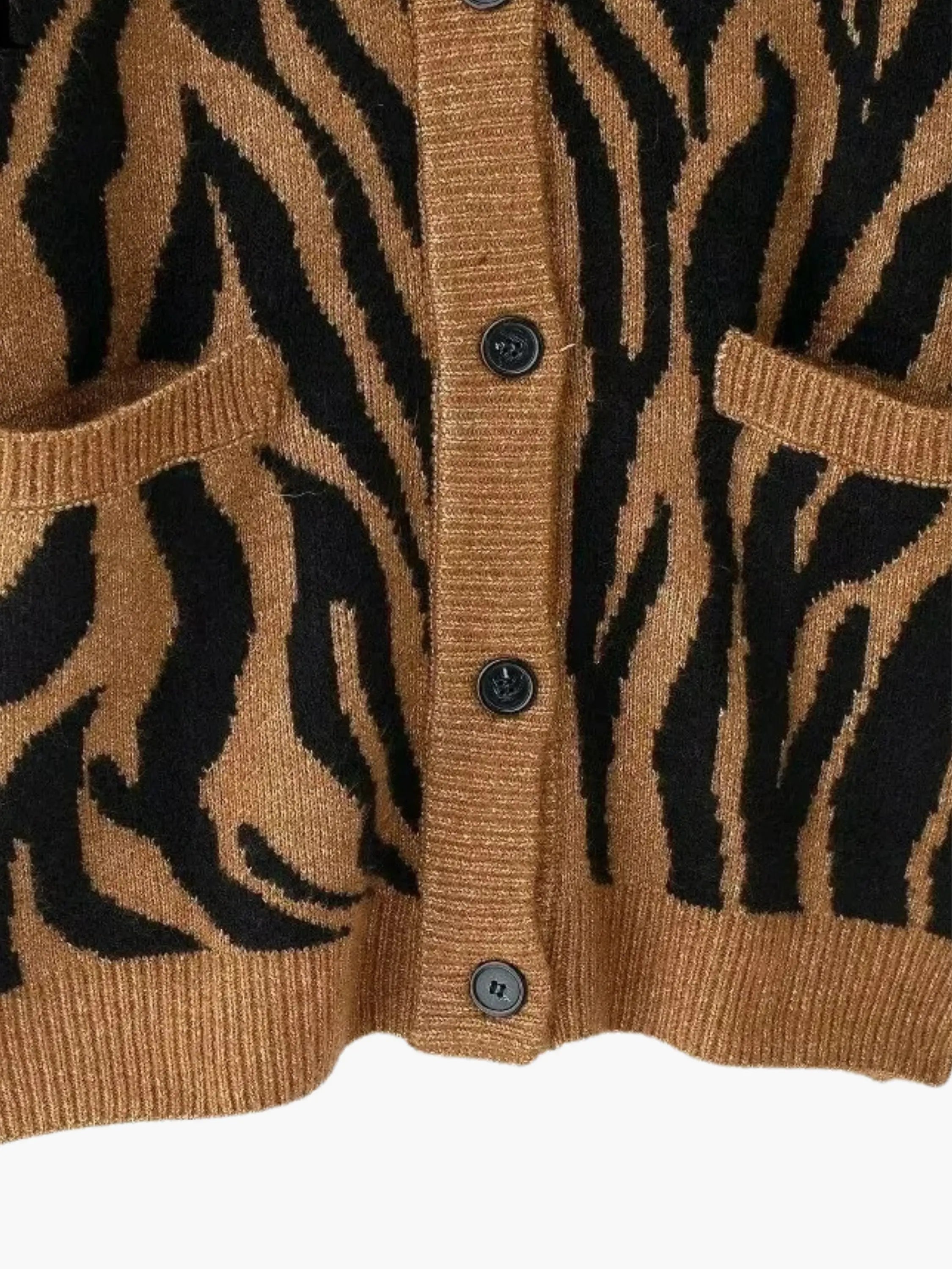 Zebra Striped Knitwear for Women