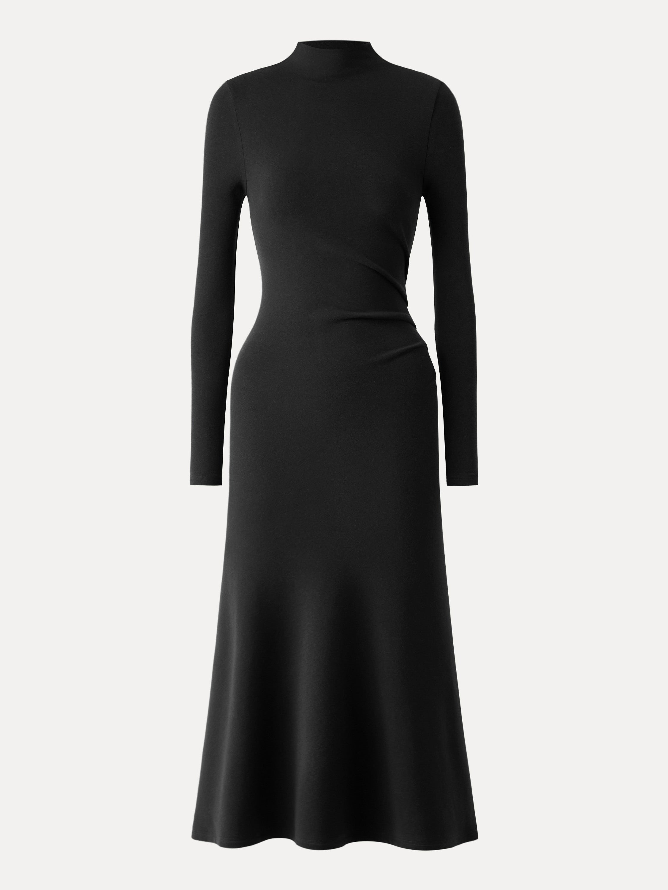 ProWarm Navy Long Sleeve Midi Dress