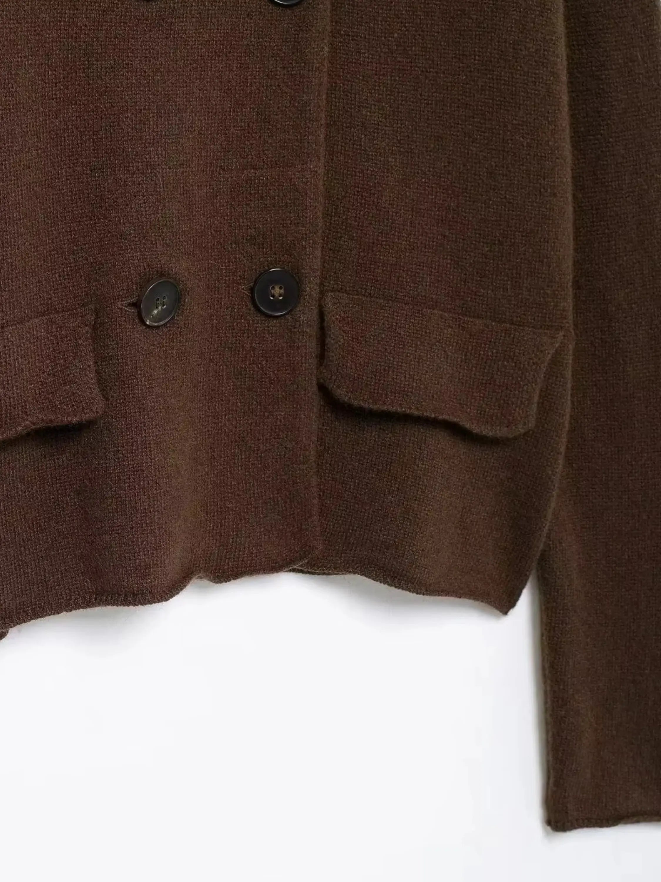 Double-Breasted Cardigan