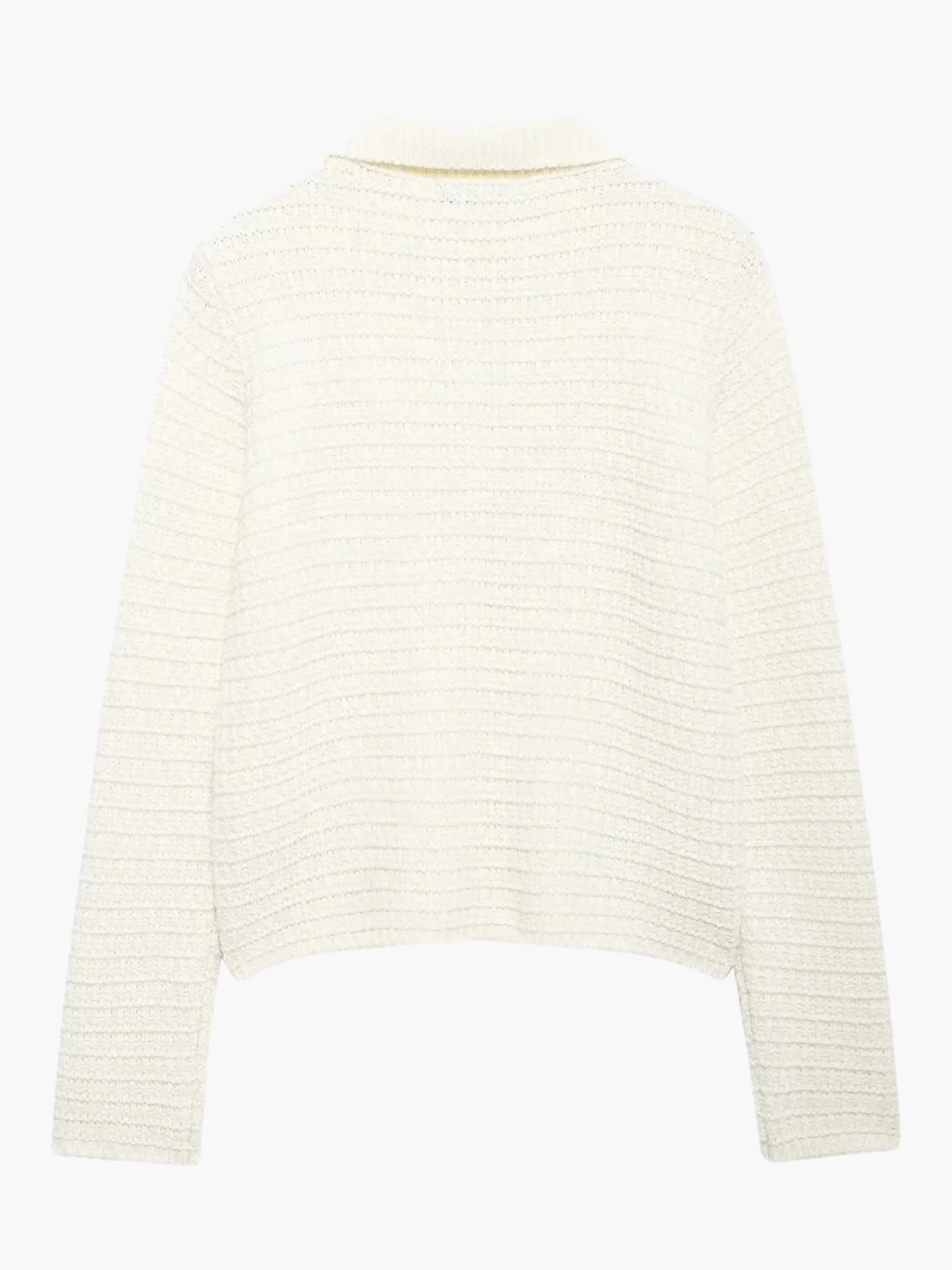 Textured Button Placket Cardigan