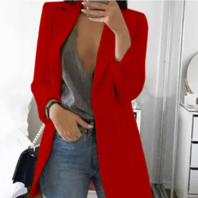 Stylish Women's Long Sleeve Blazer