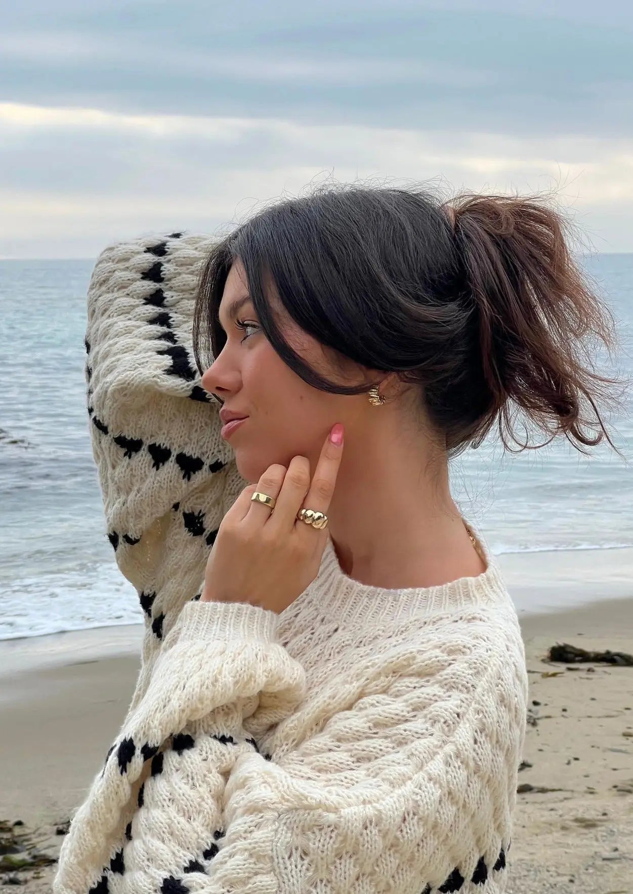 Elegant Vanilla Sweater