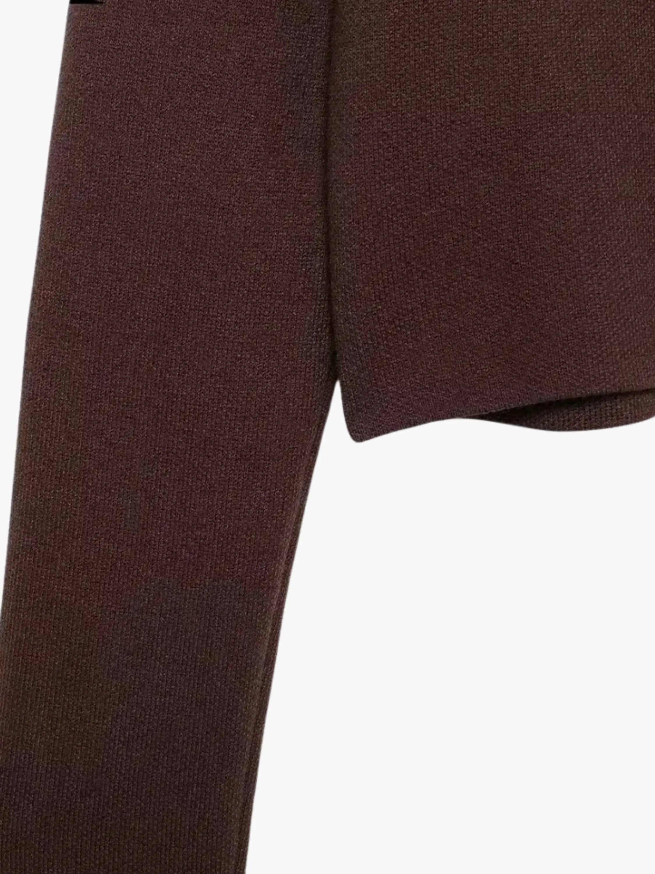 Double-Breasted Knit Cardigan