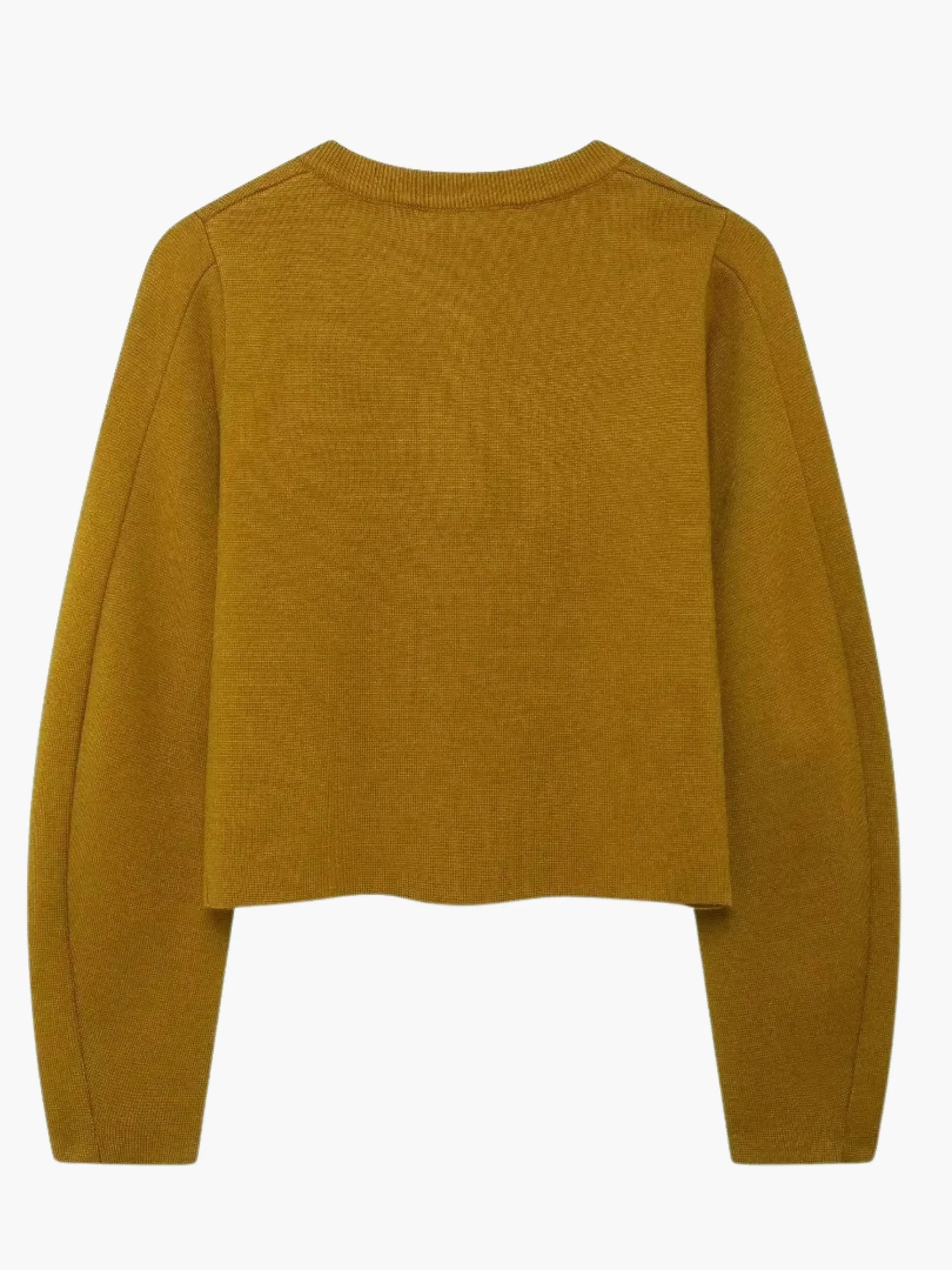 Cropped Knit Cardigan