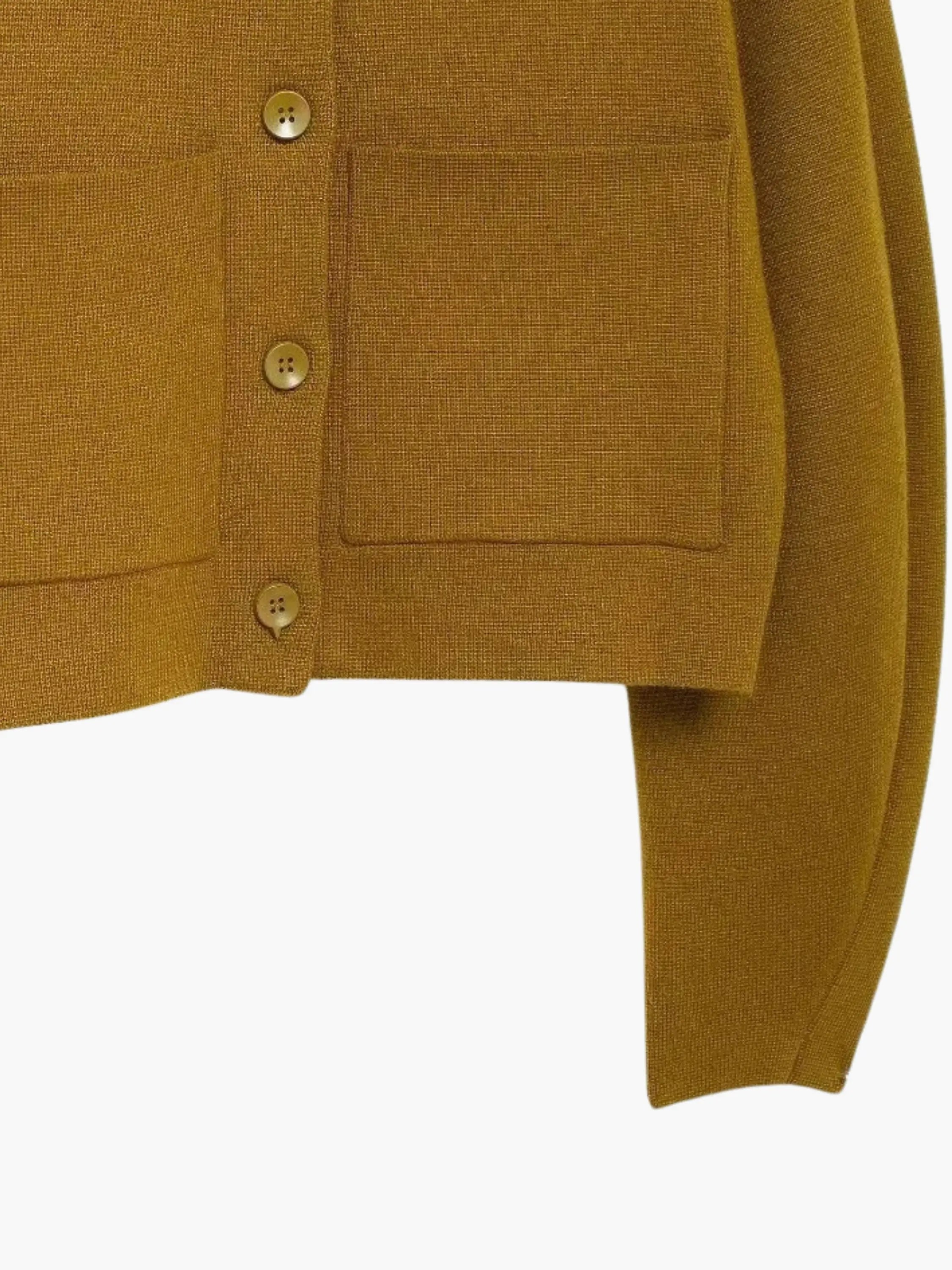 Cropped Knit Cardigan