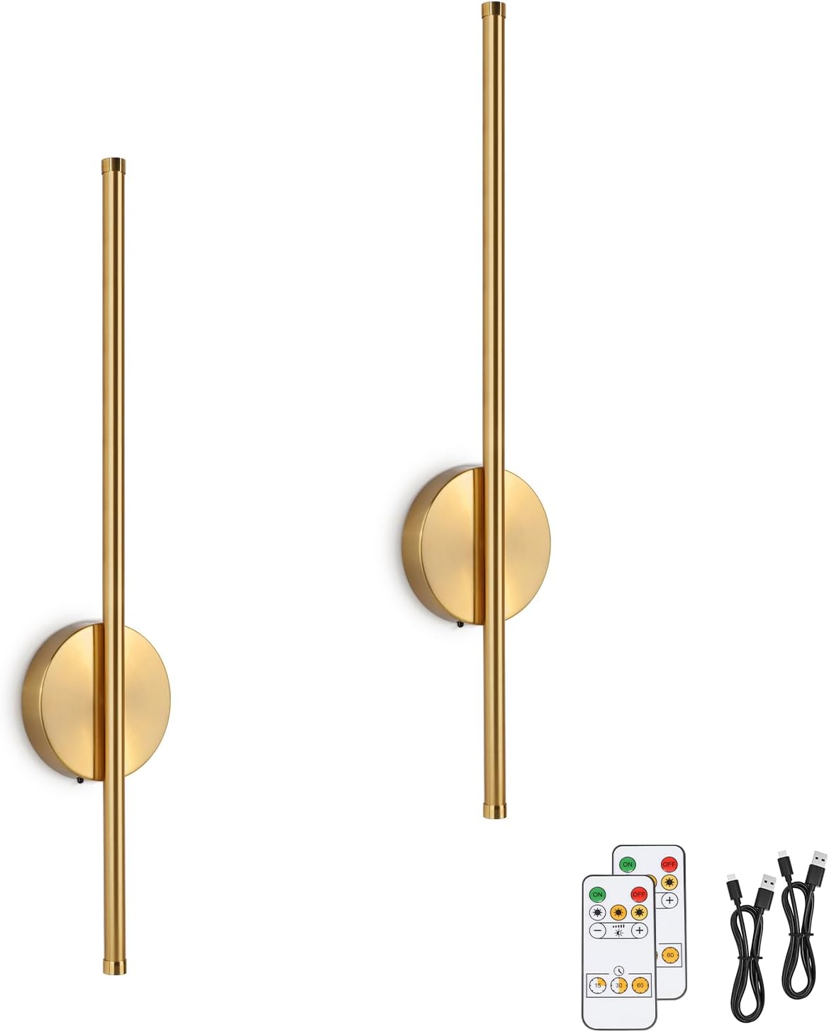 Rechargeable Magnetic Wall Lamp | Dimmable LED Light, No Wiring