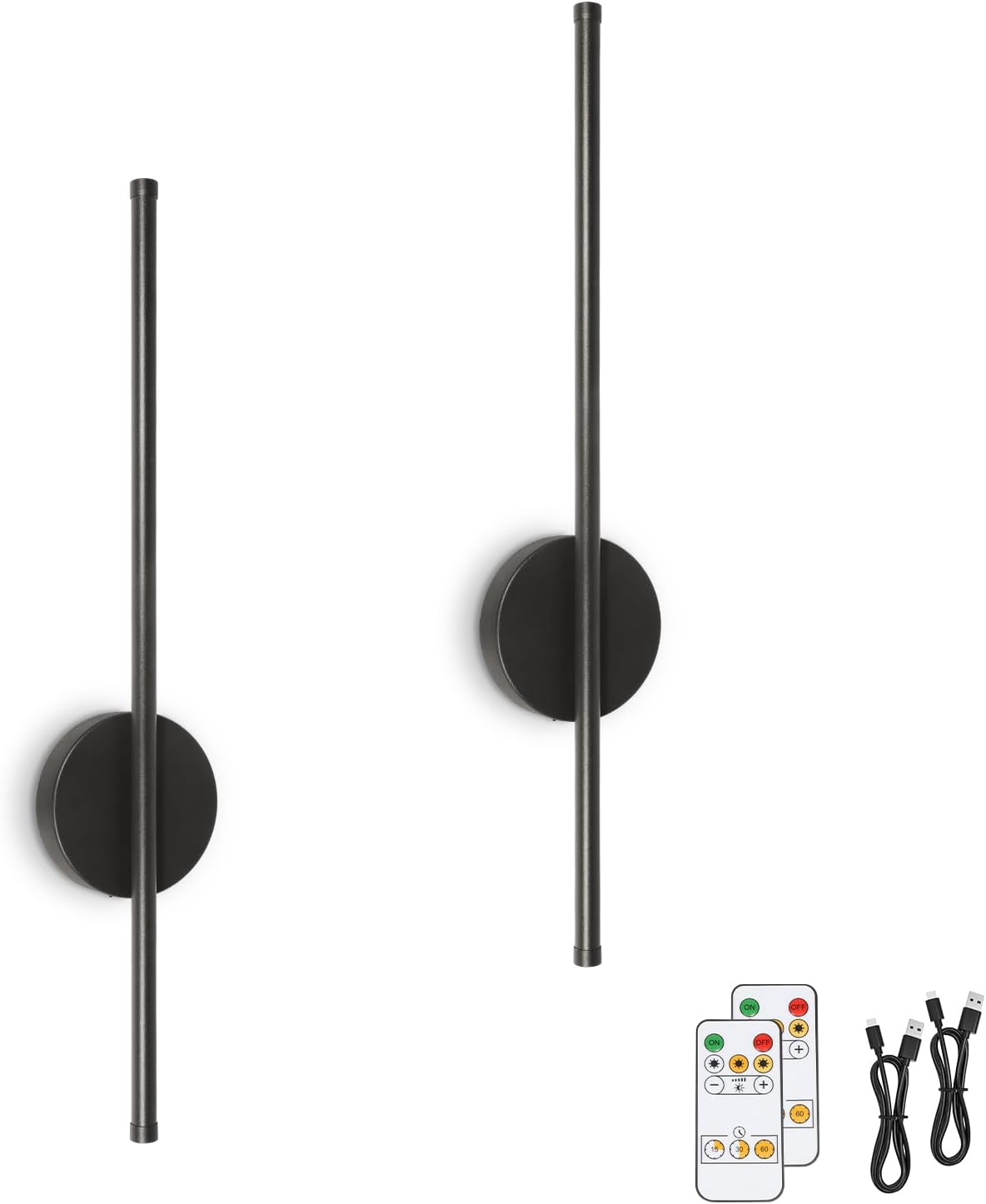 Rechargeable Magnetic Wall Lamp | Dimmable LED Light, No Wiring
