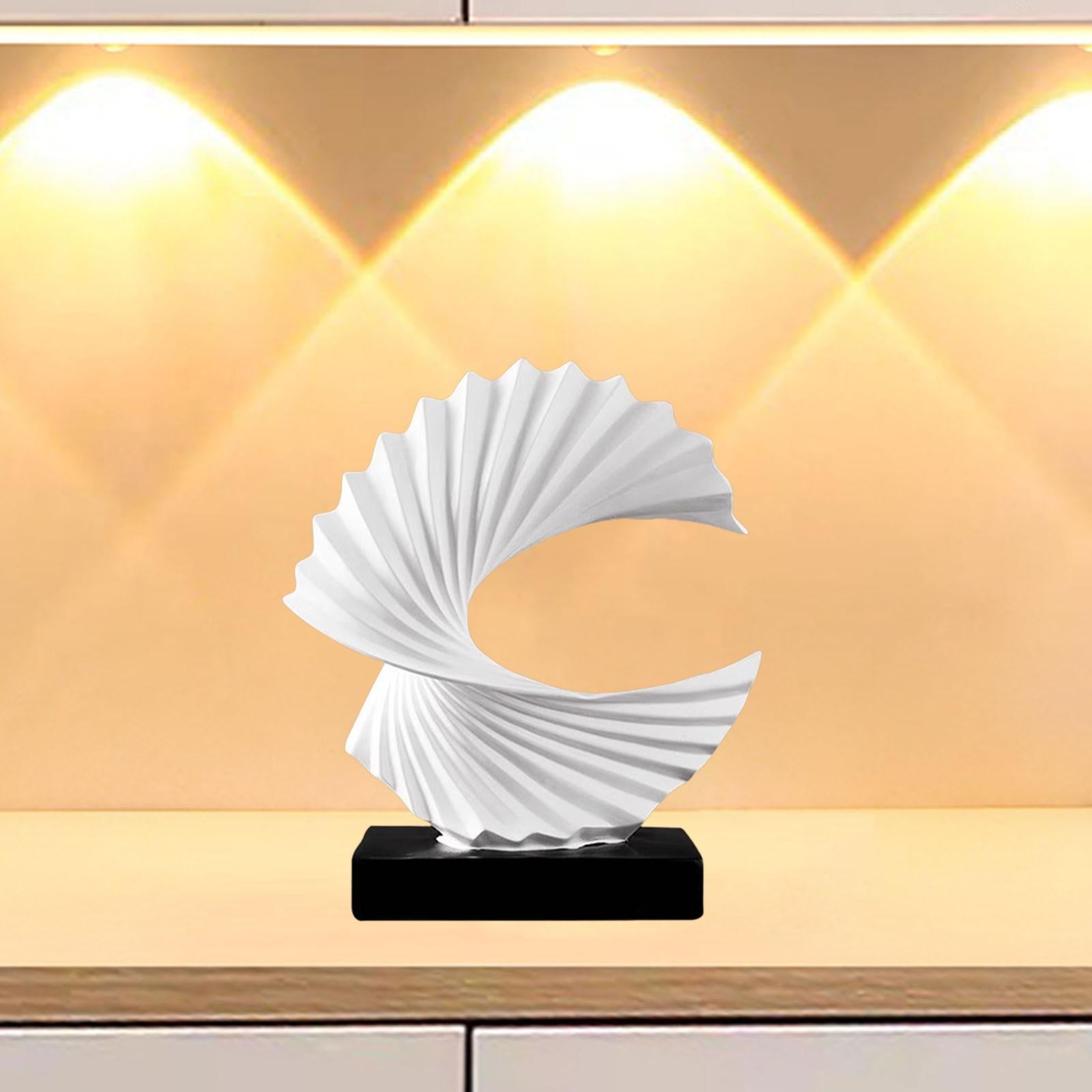 Ocean Wave Abstract Resin Sculpture