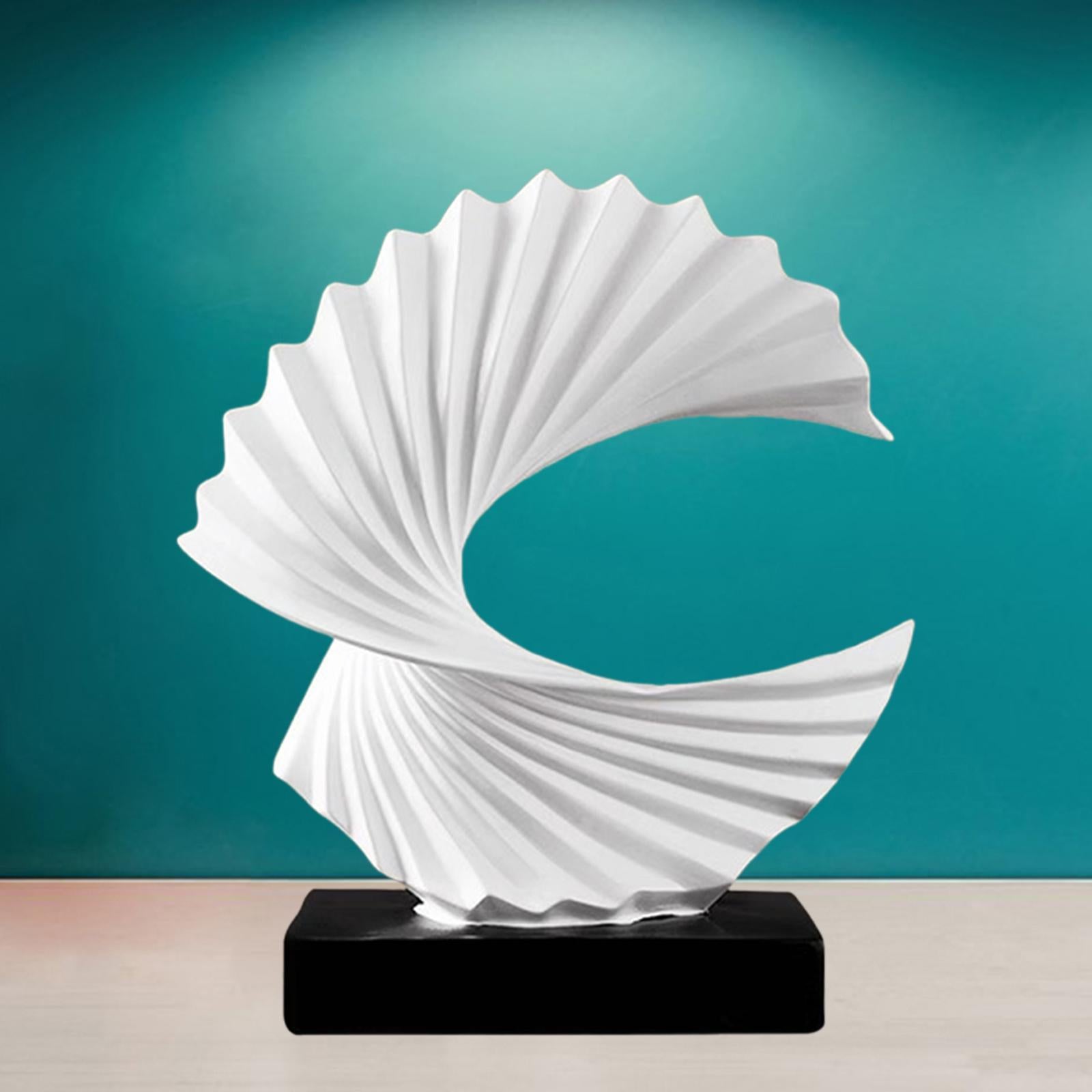 Ocean Wave Abstract Resin Sculpture