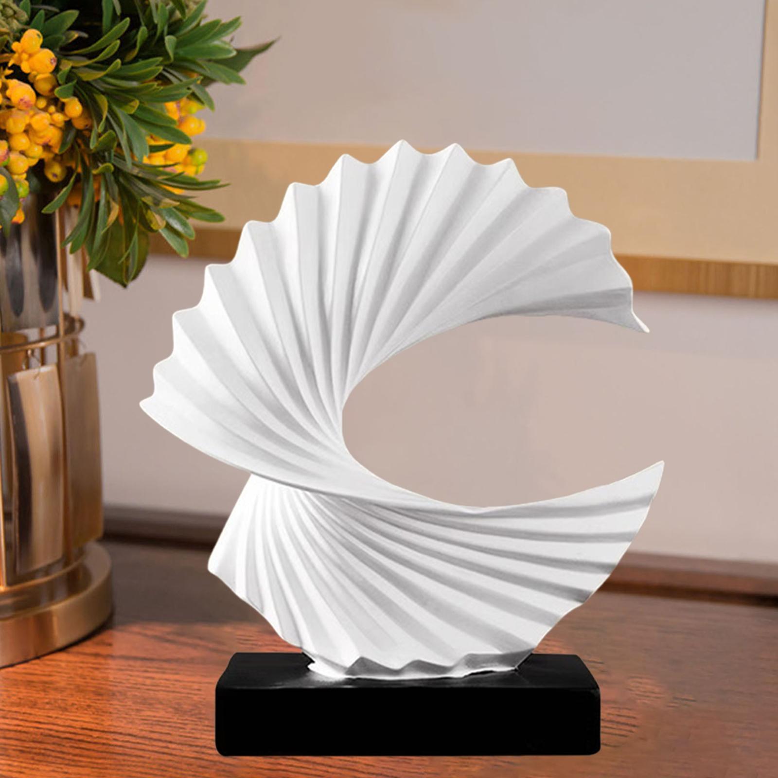 Ocean Wave Abstract Resin Sculpture