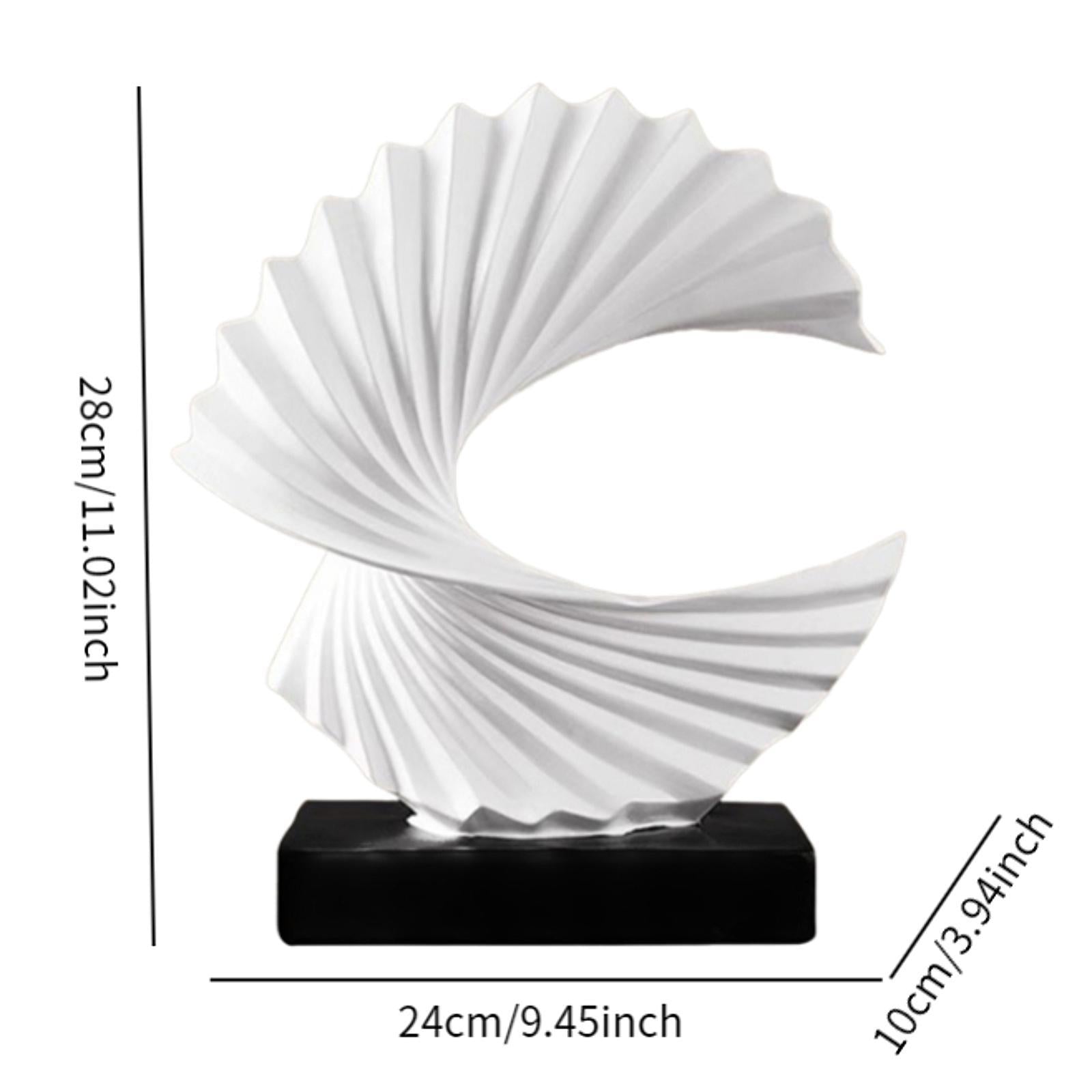 Ocean Wave Abstract Resin Sculpture