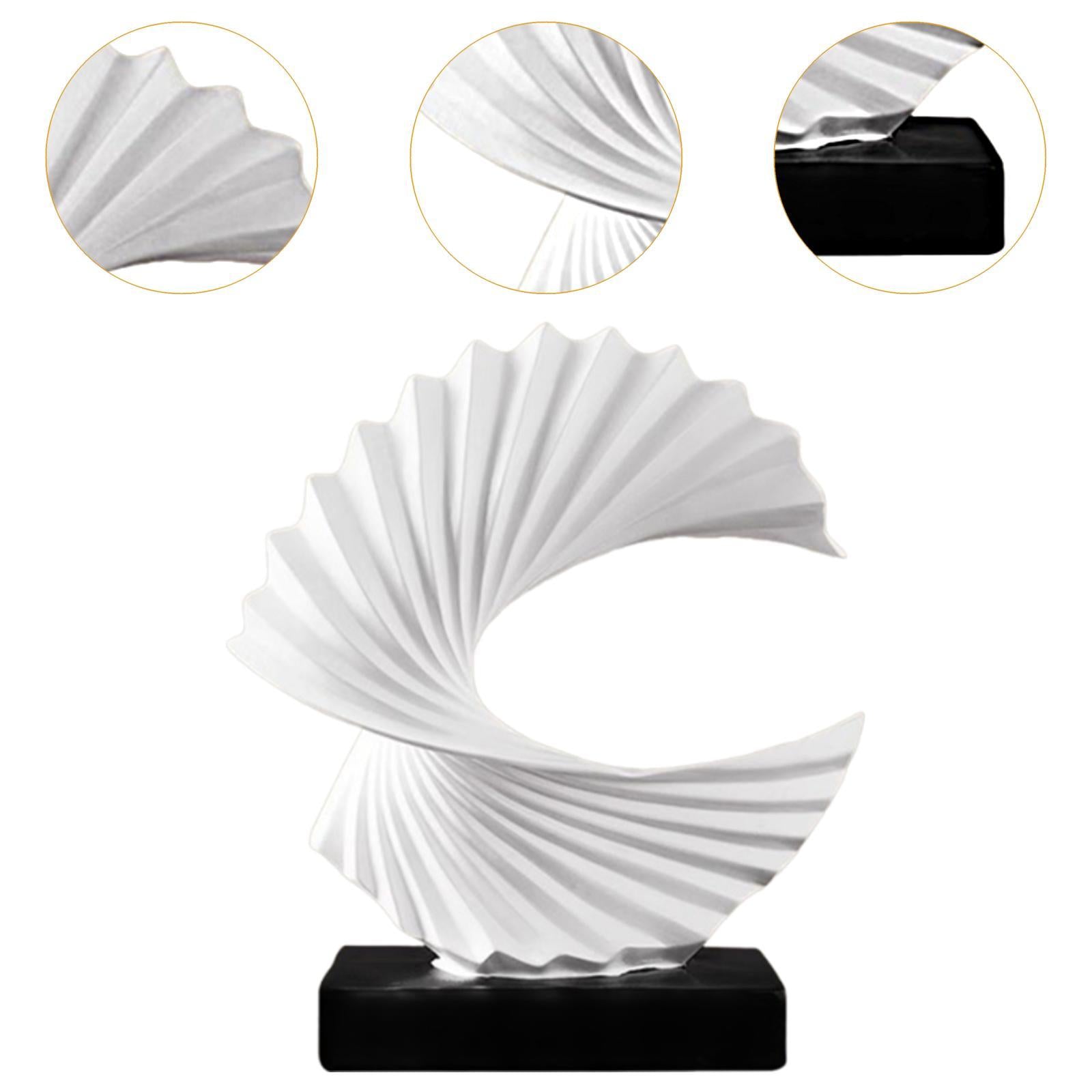 Ocean Wave Abstract Resin Sculpture