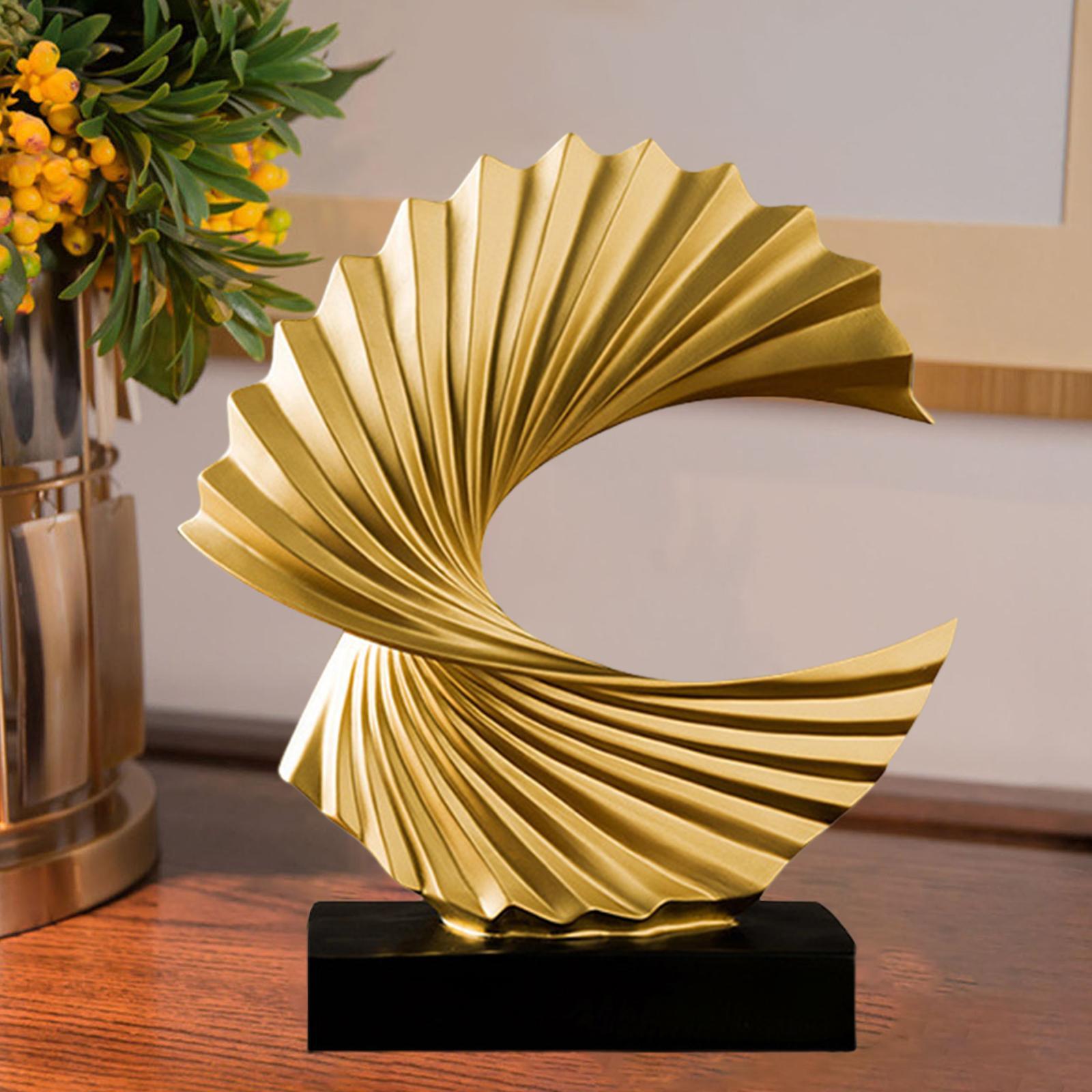 Ocean Wave Abstract Resin Sculpture