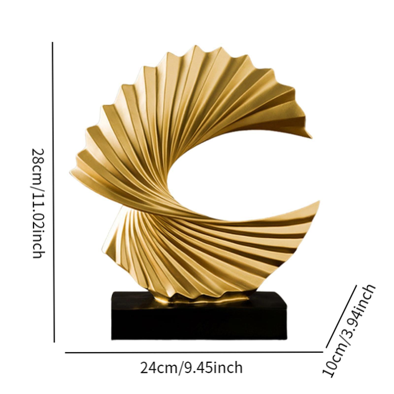 Ocean Wave Abstract Resin Sculpture