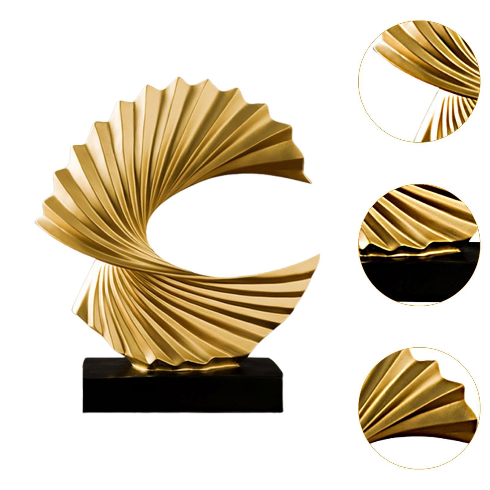 Ocean Wave Abstract Resin Sculpture