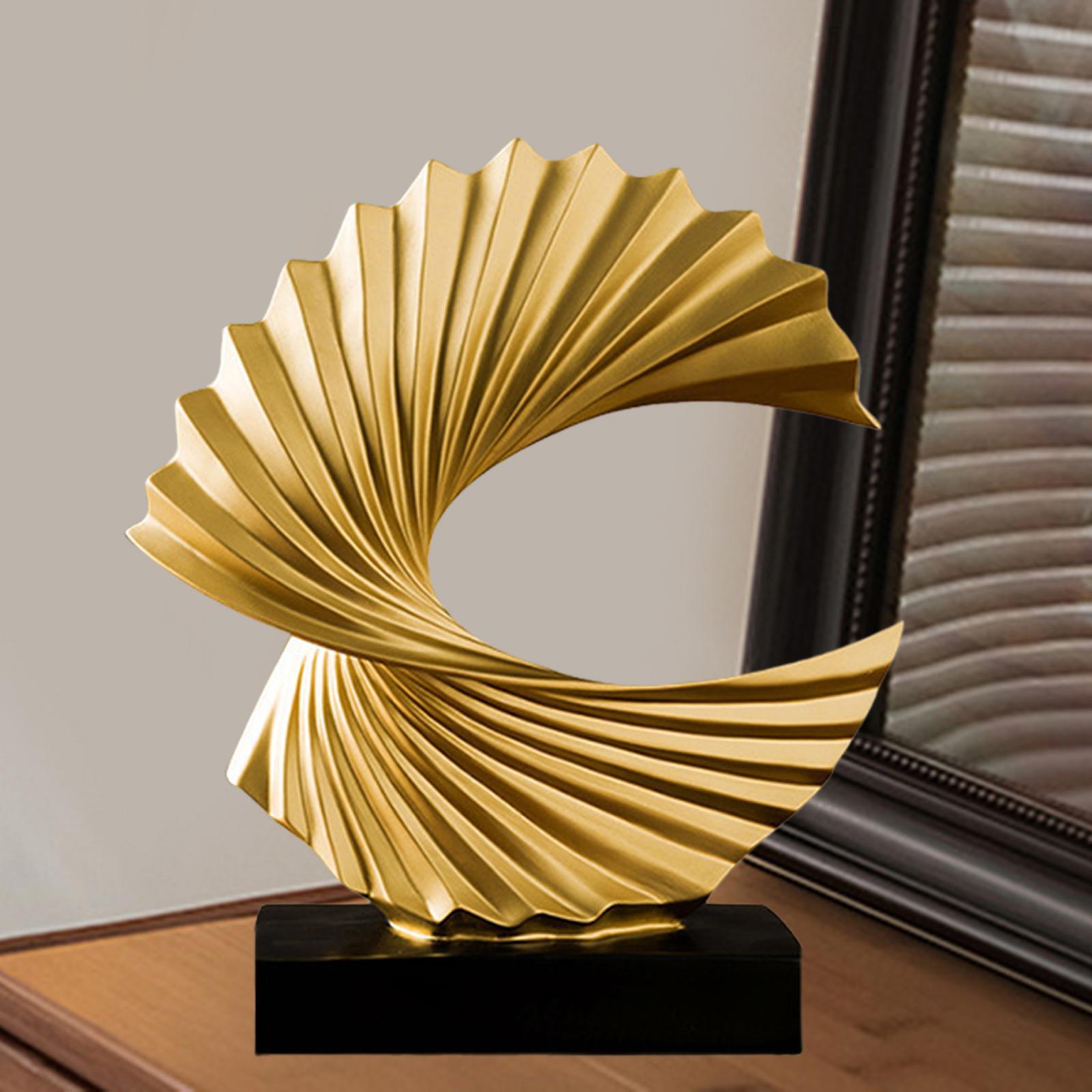Ocean Wave Abstract Resin Sculpture