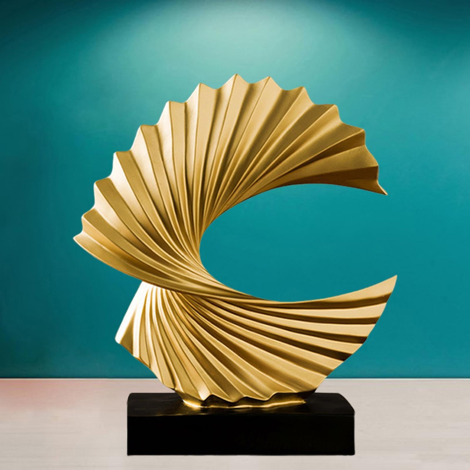 Ocean Wave Abstract Resin Sculpture