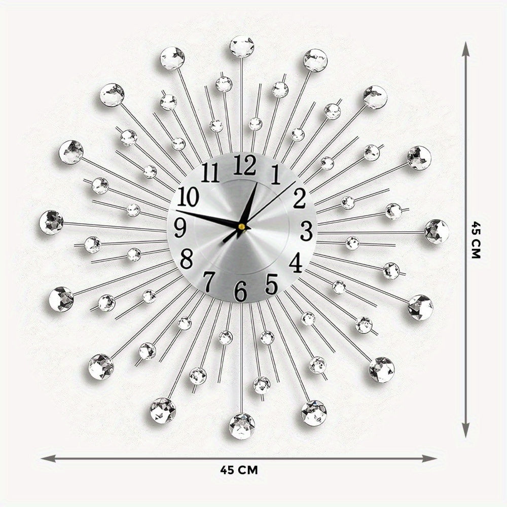 Large Pendulum Wall Clock - Modern Giant Battery Operated Clock